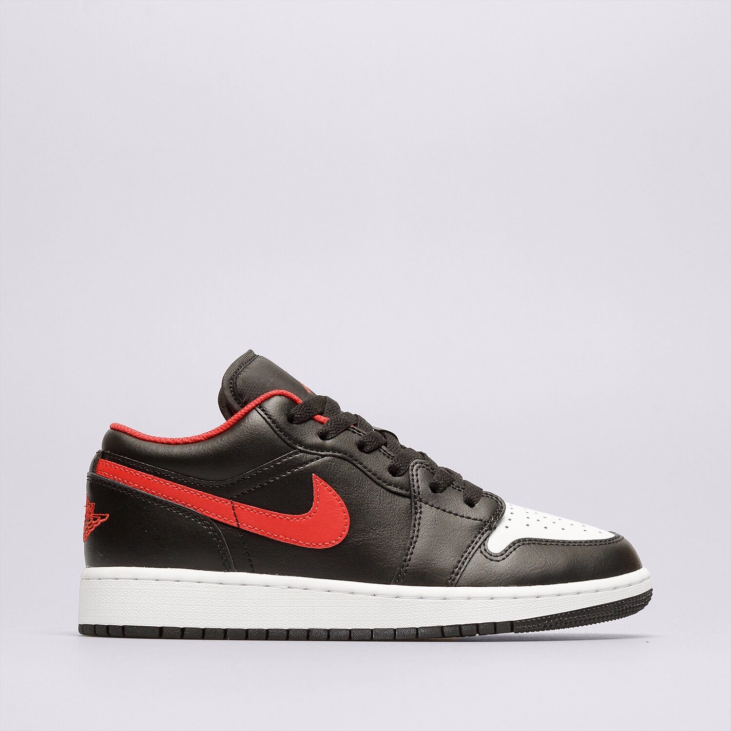 Buty sneakersy dla dzieci AIR JORDAN 1 LOW BG 553560-063 CZARNY