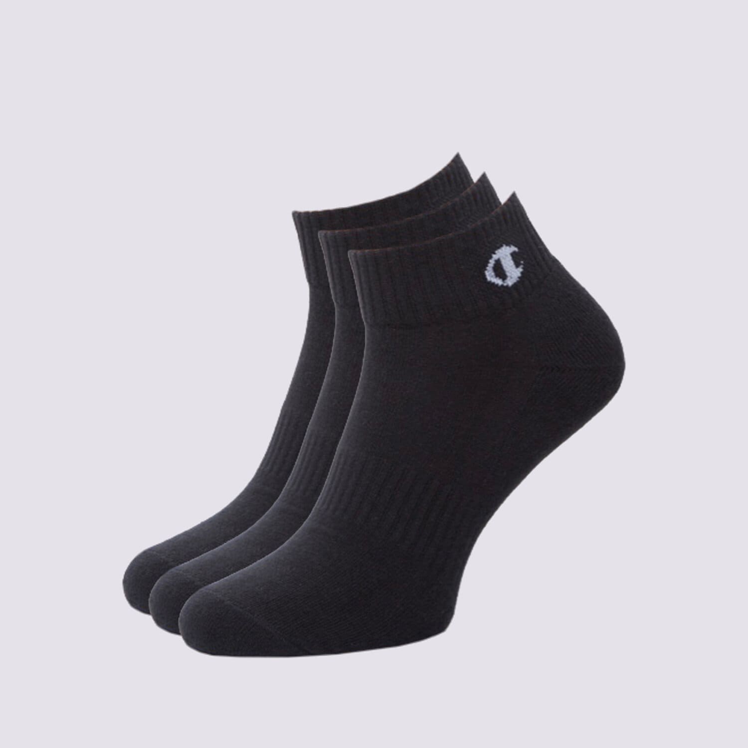 Skarpetki sportowe damskie CHAMPION SKARPETY SUPERSNEAKER 805342KK001 CZARNY
