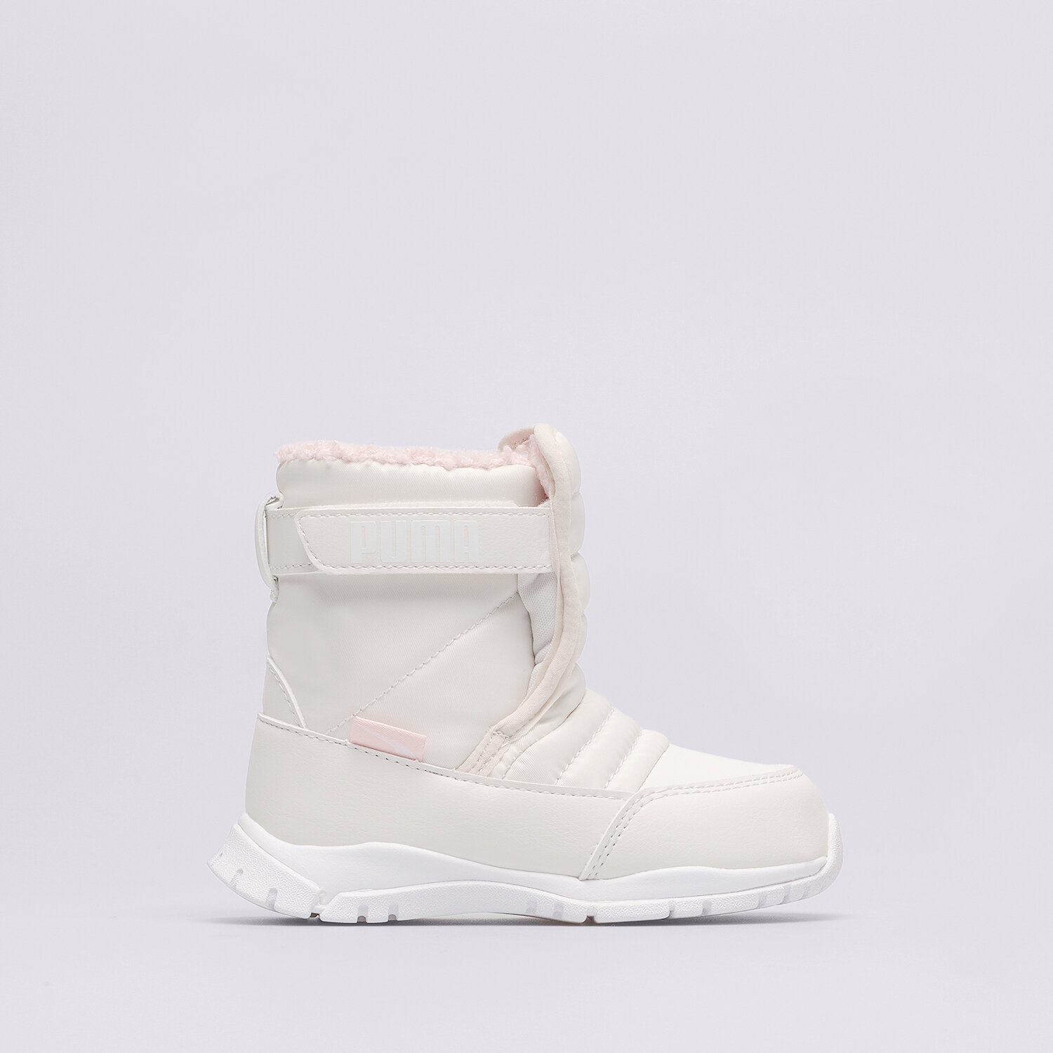 Buty zimowe, trekkingowe, outdoor dla dzieci PUMA NIEVE BOOT WTR AC INF 380746 08 BEŻOWY