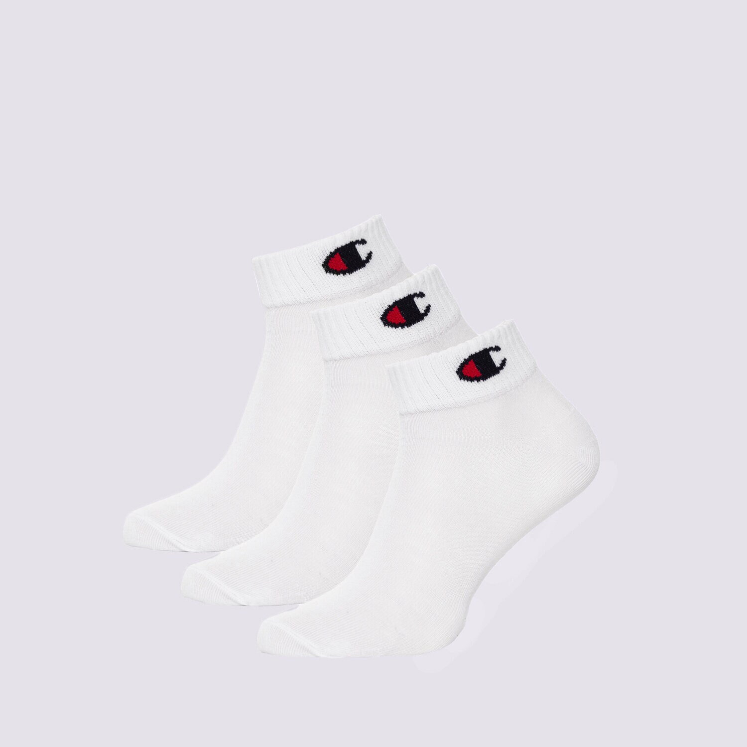 Skarpetki sportowe damskie CHAMPION SKARPETY 3PK QUARTER SOCKS U24559WW001 BIAŁY