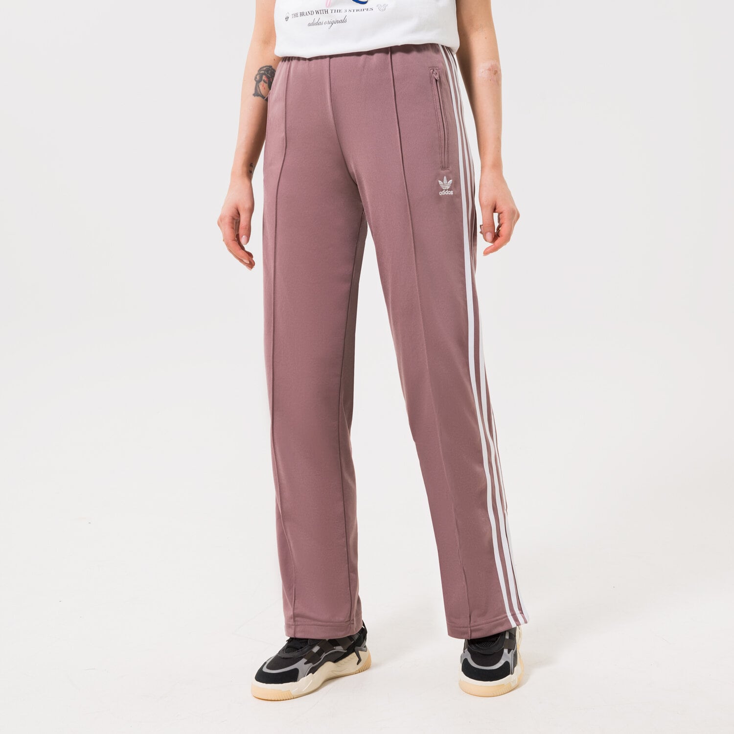 Spodnie sportowe damskie ADIDAS SPODNIE FIREBIRD TP PB HN5896 RÓŻOWY