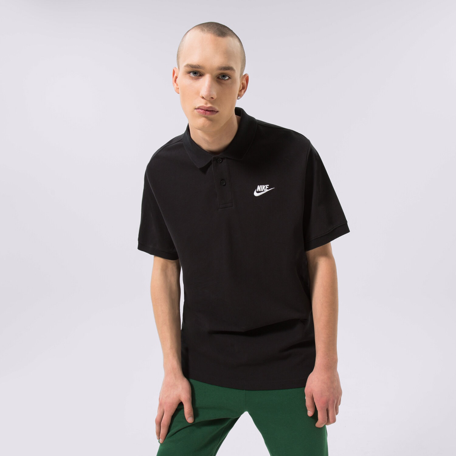 Koszulka, t-shirt sportowy męski NIKE T-SHIRT SPORTSWEAR CJ4456-010 CZARNY