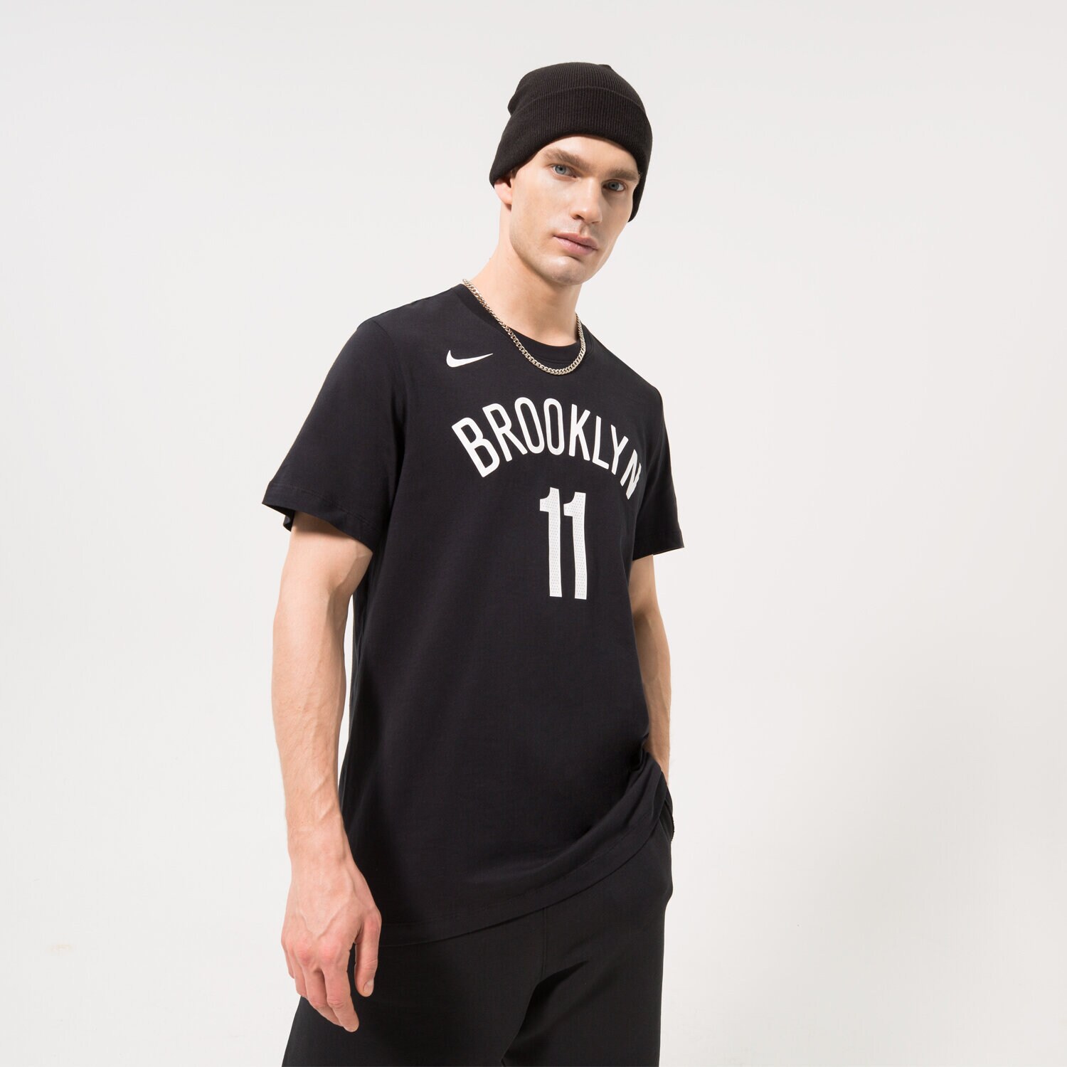 Koszulka, t-shirt sportowy męski NIKE T-SHIRT BKN M NK ES NN SS TEE NBA DR6362-011 CZARNY