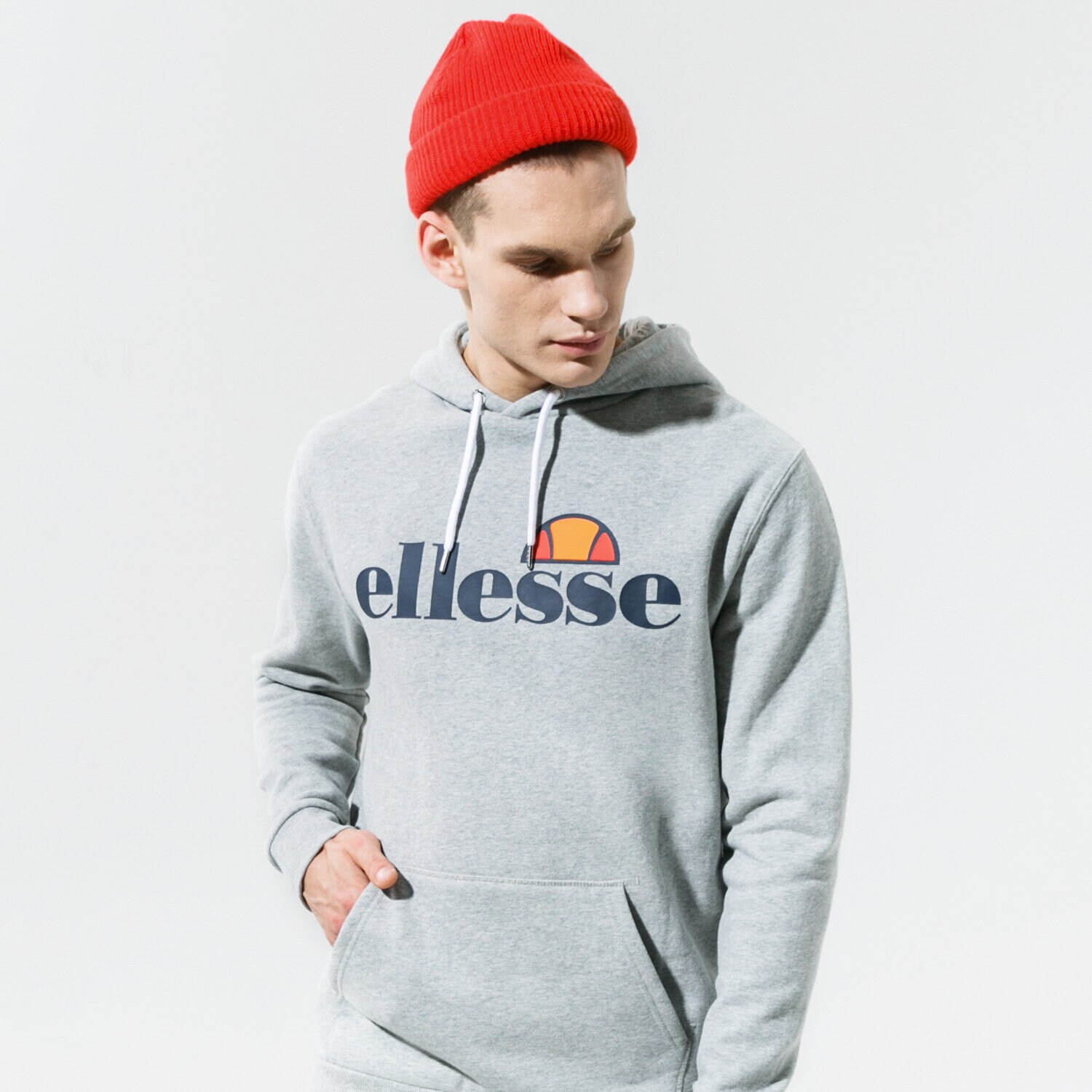 Bluza męska ELLESSE BLUZA Z KAPTUREM SL GOTTERO GREY SHC07407112 SZARY