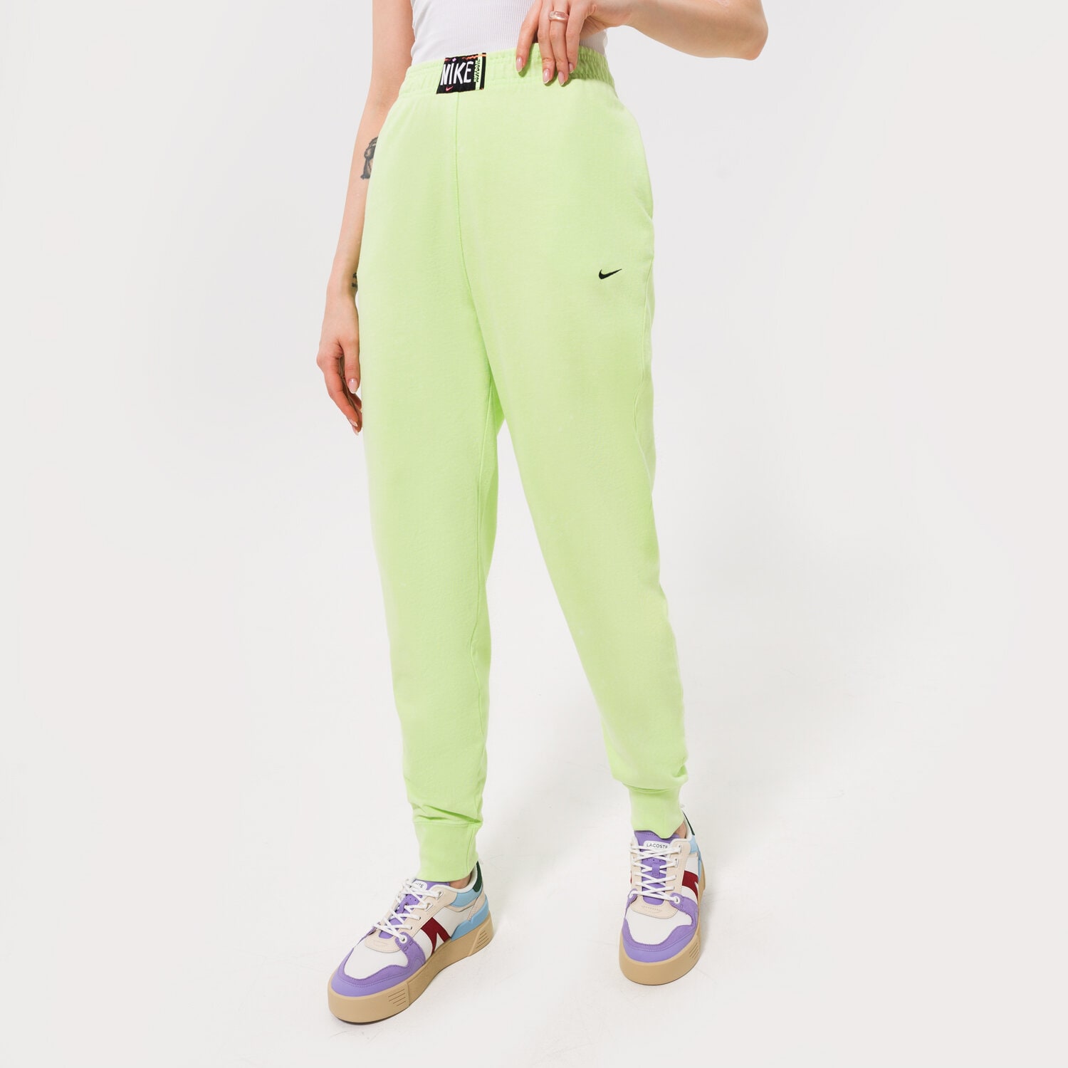 Spodnie sportowe damskie NIKE SPODNIE CZ9859 CZ9859-358 Neon żółty