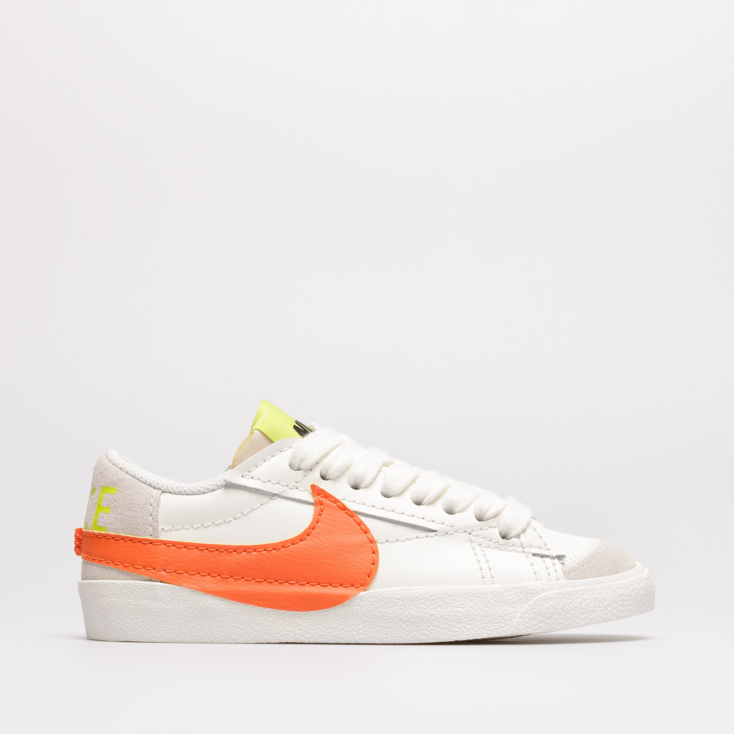 Buty sneakersy damskie NIKE W BLAZER LOW '77 JUMBO DQ1470-103 BIAŁY