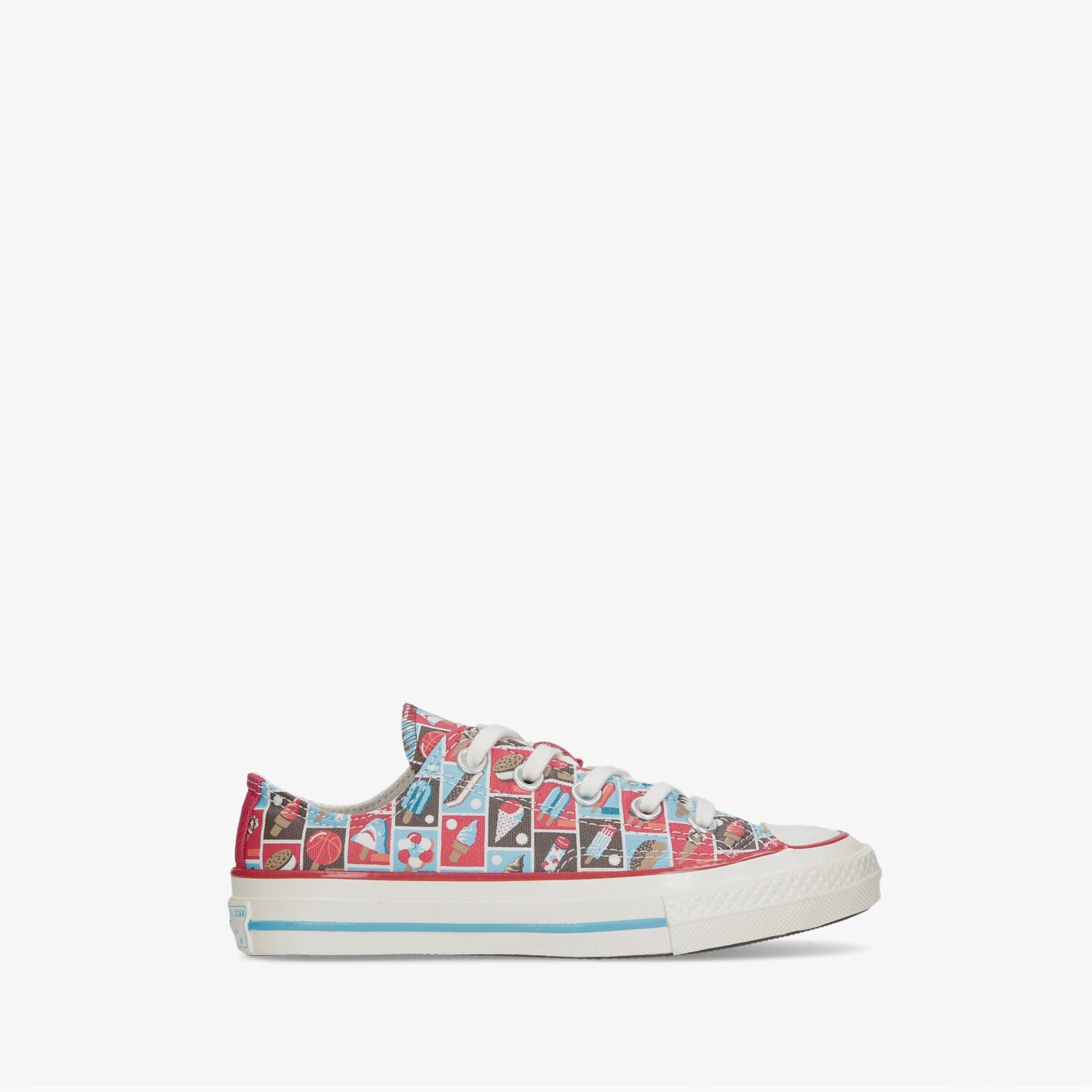 Buty sneakersy dla dzieci CONVERSE CHUCK 70 A00519C CZERWONY