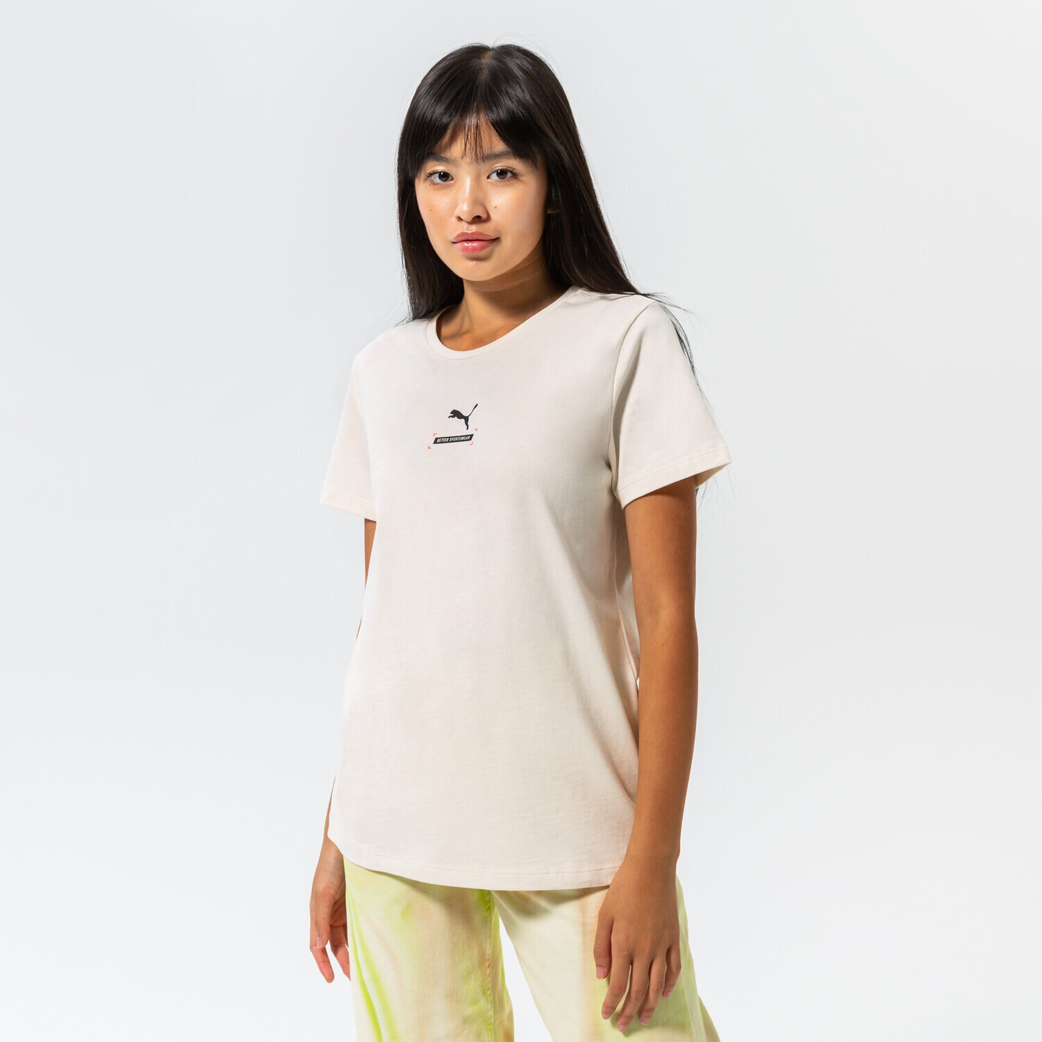 Koszulka, t-shirt damski PUMA T-SHIRT BETTER TEE 670040 99 BIAŁY