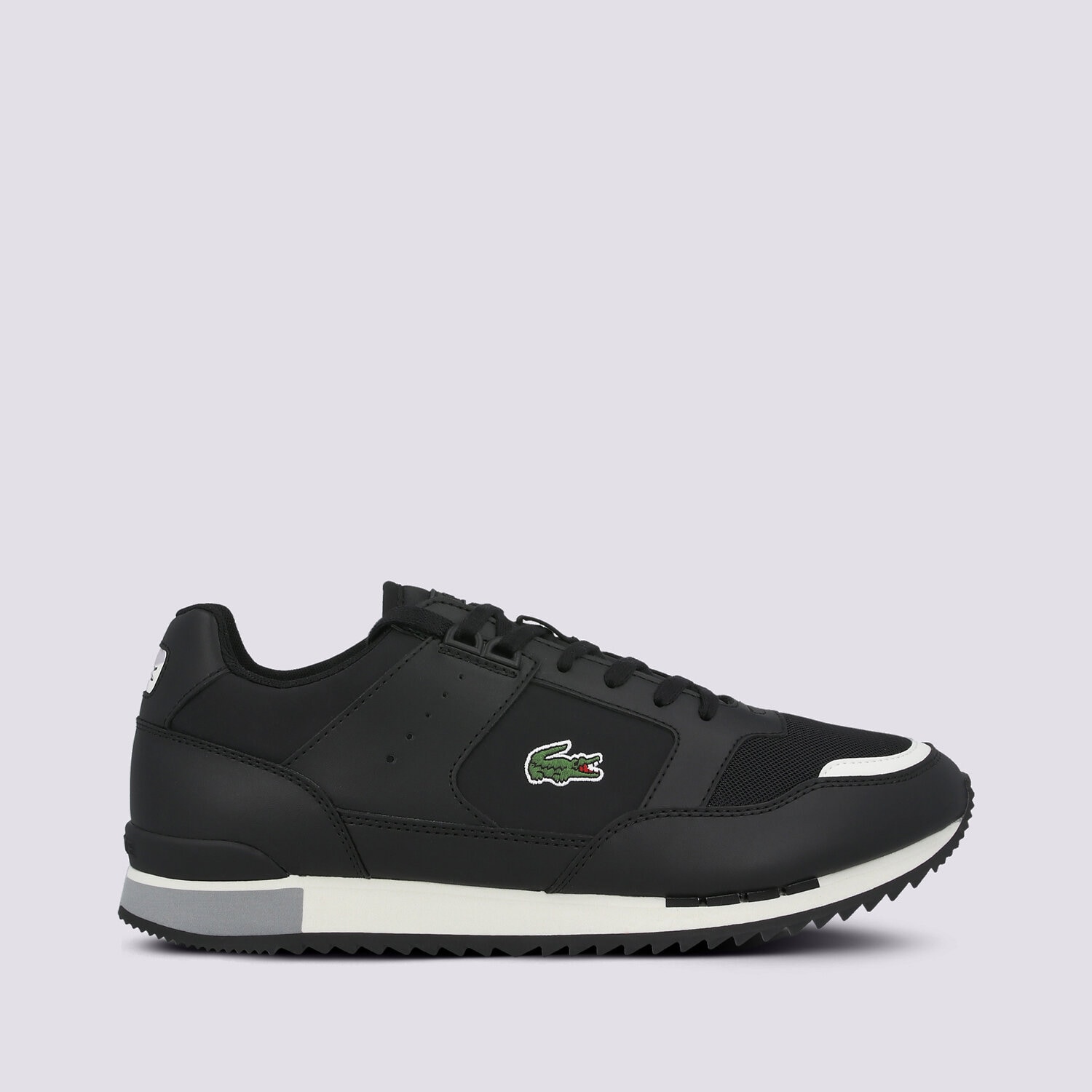 Buty sneakersy męskie LACOSTE PARTNER PISTE 01201 SMA 740SMA0025231 CZARNY