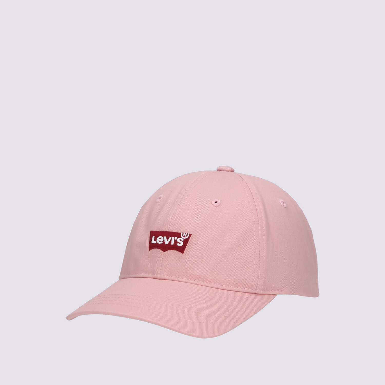Czapka z daszkiem damska LEVI'S CZAPKA MID BATWING BASEBALL CAP D5460-0004 RÓŻOWY