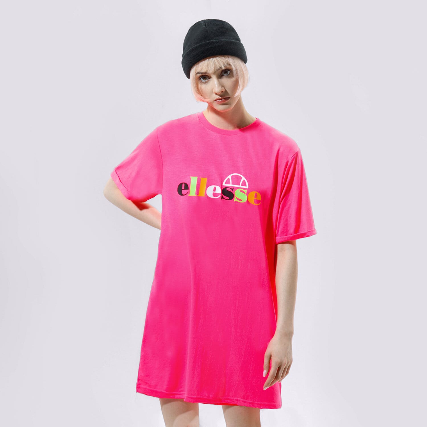 Modna sukienka sportowa ELLESSE SUKIENKA INKA PINK SGF10515811 RÓŻOWY