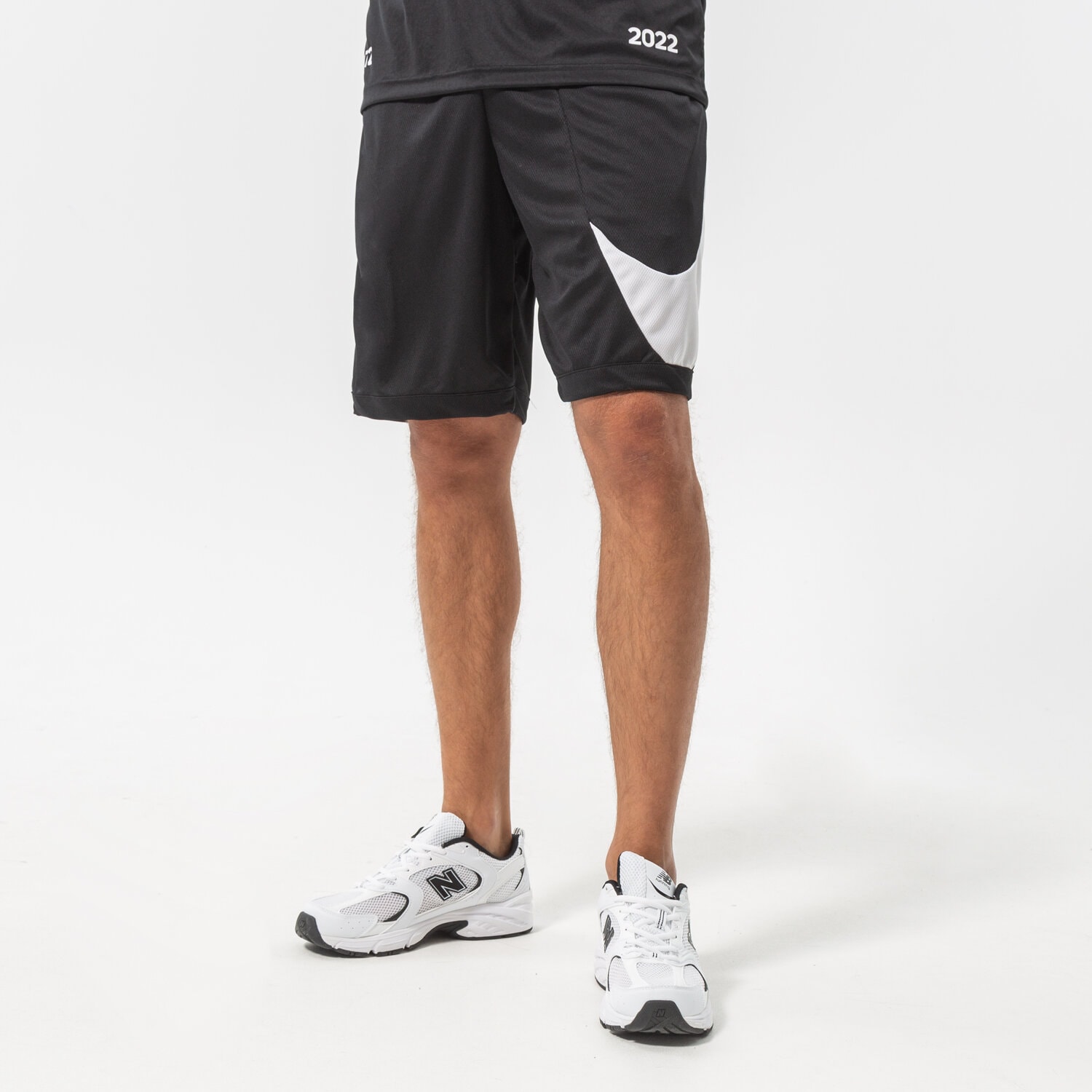 Krótkie spodenki, szorty męskie NIKE SZORTY M NK DF HBR SHORT 3.0 NBA DH6763-013 CZARNY