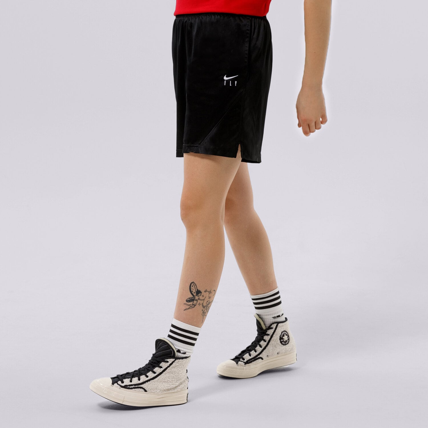 Krótkie spodenki, szorty damskie NIKE SZORTY W NK DF ISOFLY SHORT NBA DH7363-010 CZARNY
