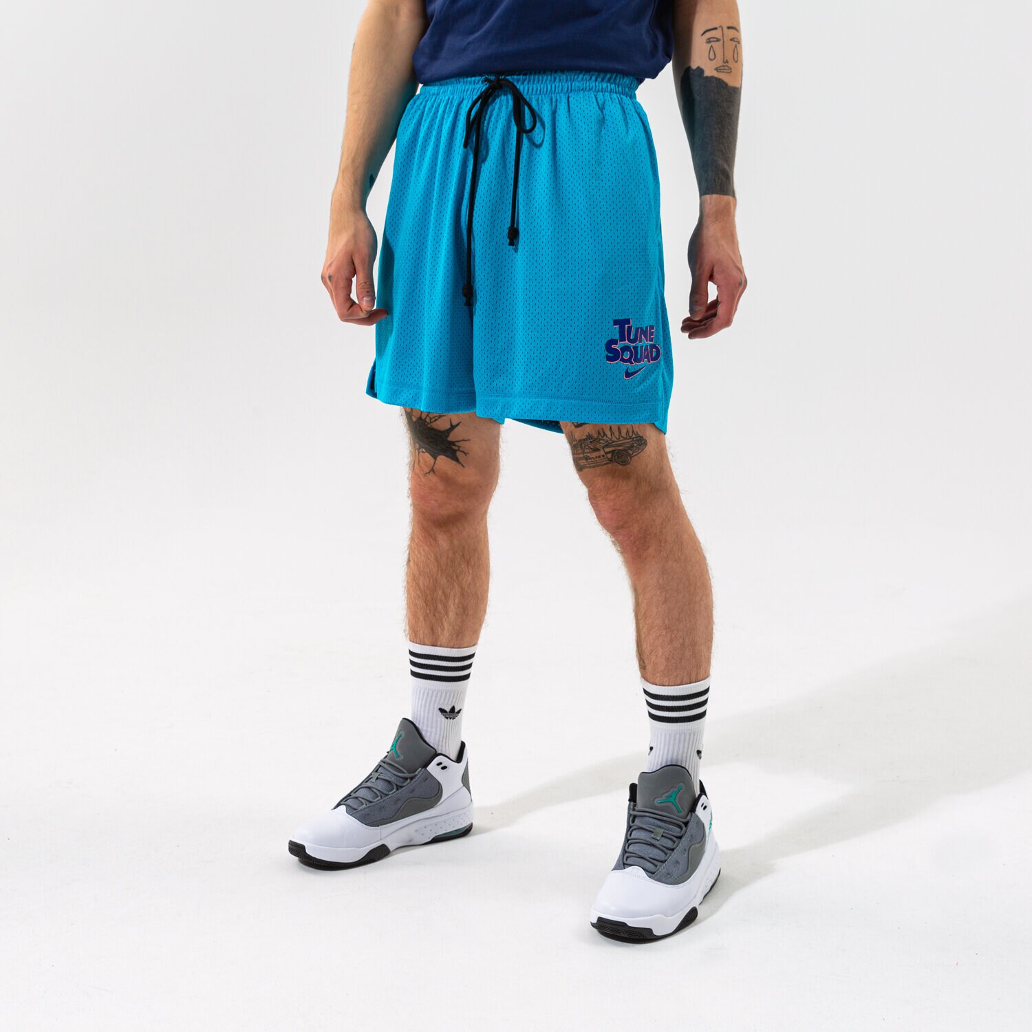 Krótkie spodenki, szorty męskie NIKE SZORTY M NK DF STD ISS REV SHORT SJ NBA DJ3896-434 GRANATOWY
