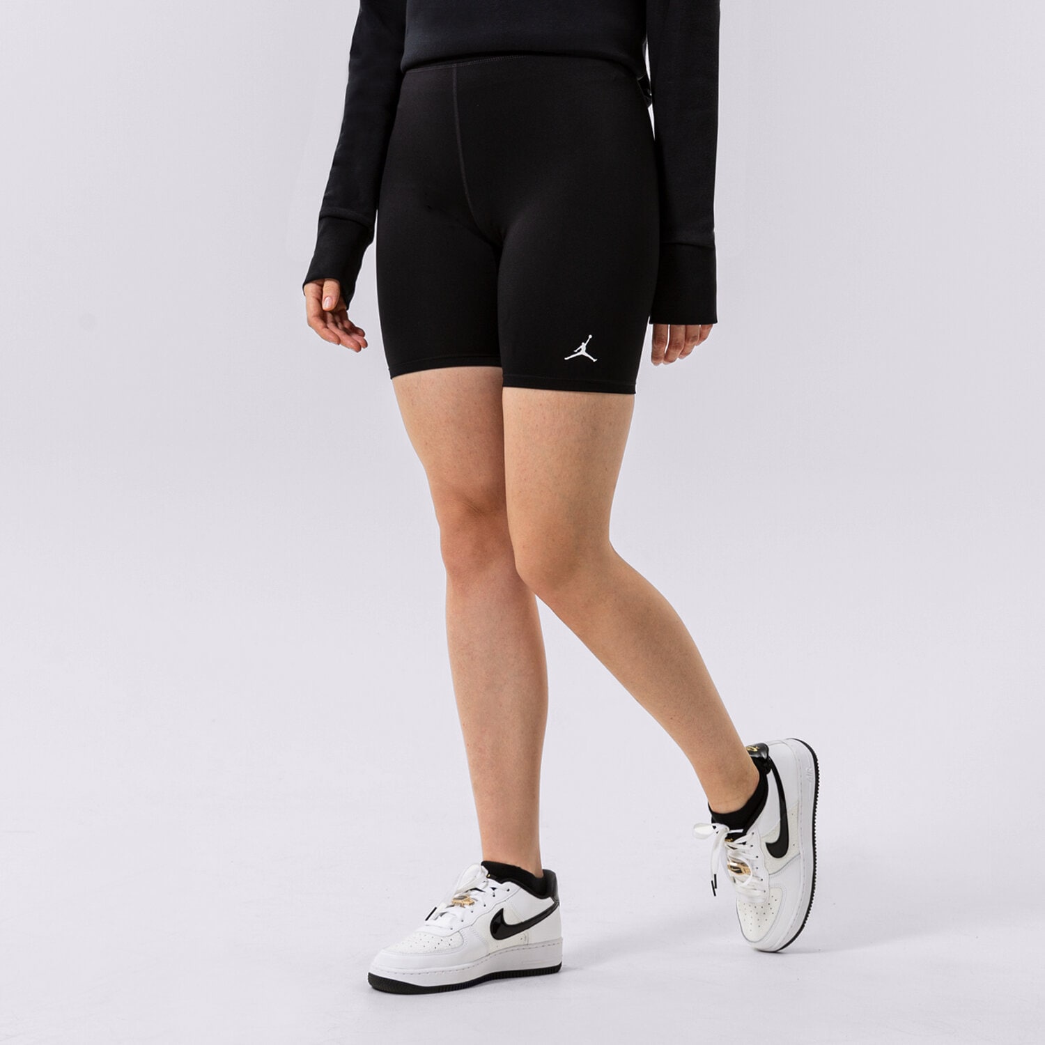 Spodnie sportowe damskie JORDAN CYCLE SHORTS  DM5059-010 CZARNY
