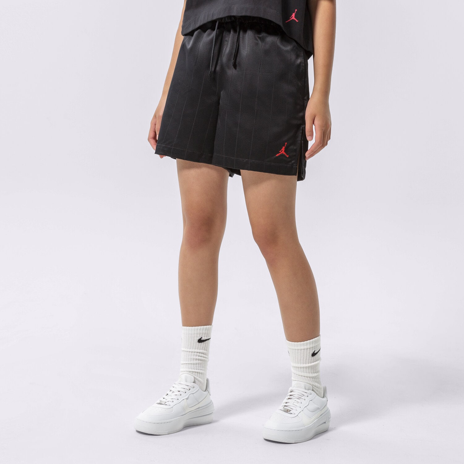 Krótkie spodenki, szorty damskie JORDAN SZORTY W J HERITAGE LFSTYLE SHORT DO5017-010 CZARNY