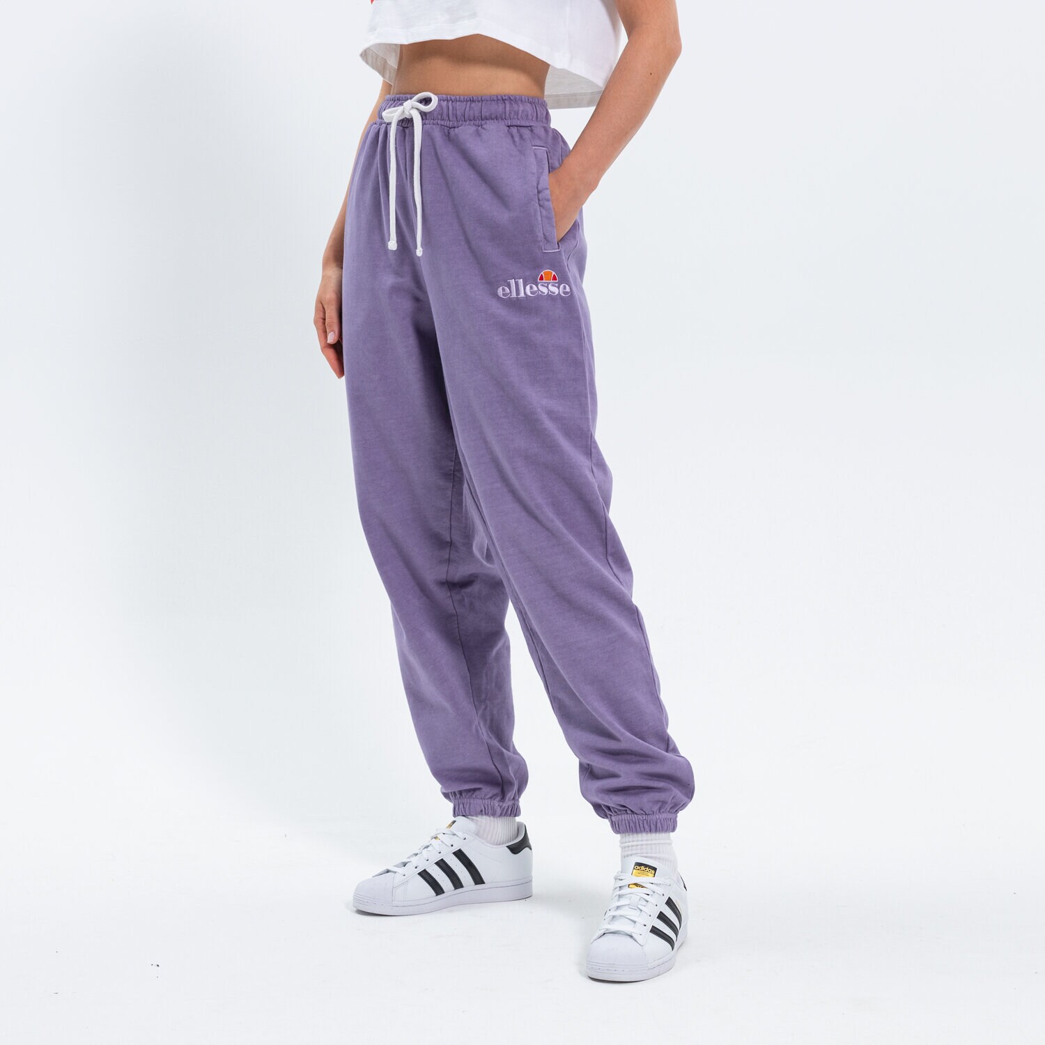 Spodnie sportowe damskie ELLESSE SPODNIE VELAM JOG PANTS PRPL SGK13150305 FIOLETOWY
