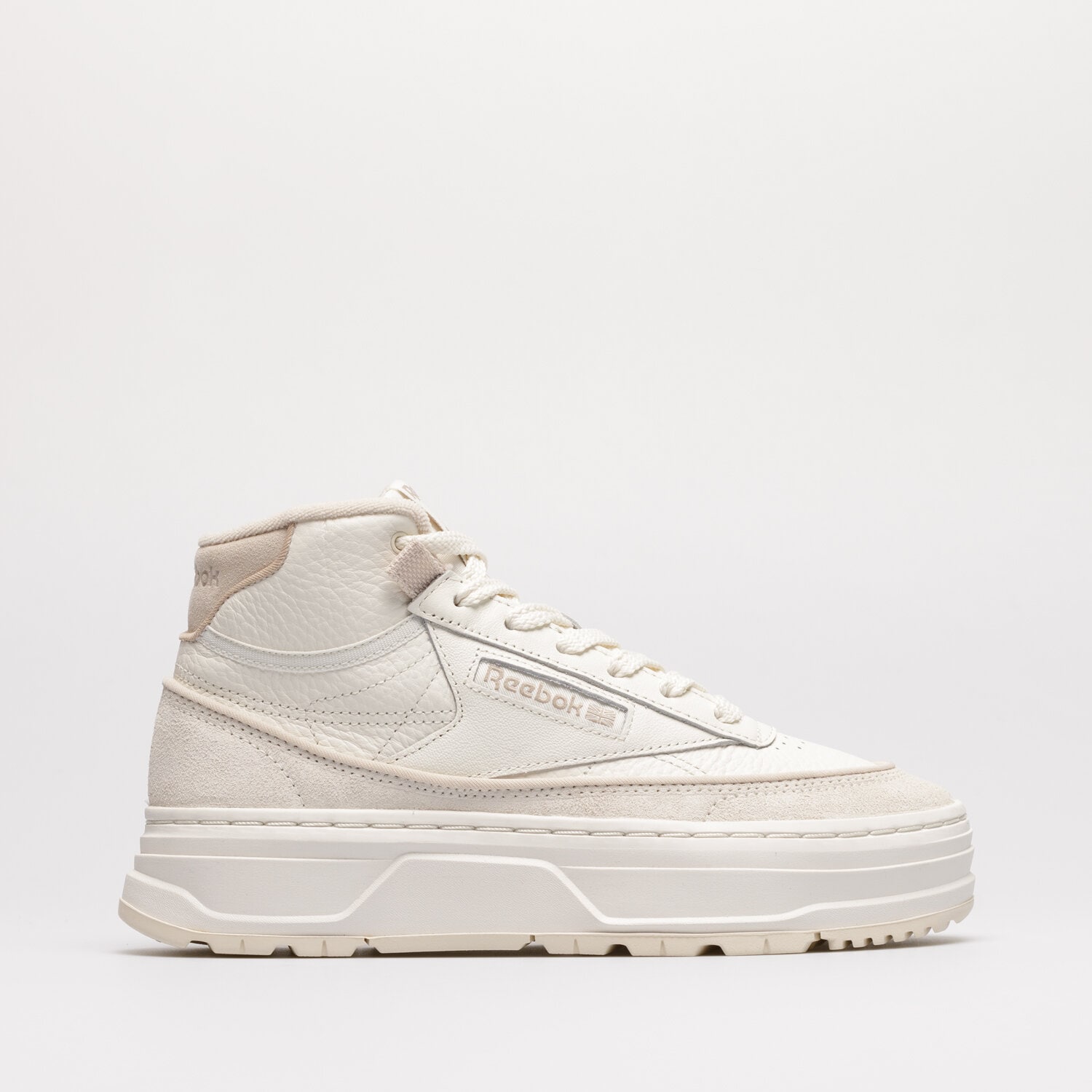 Buty sneakersy damskie REEBOK CLUB C GEO MID GY8781 BIAŁY