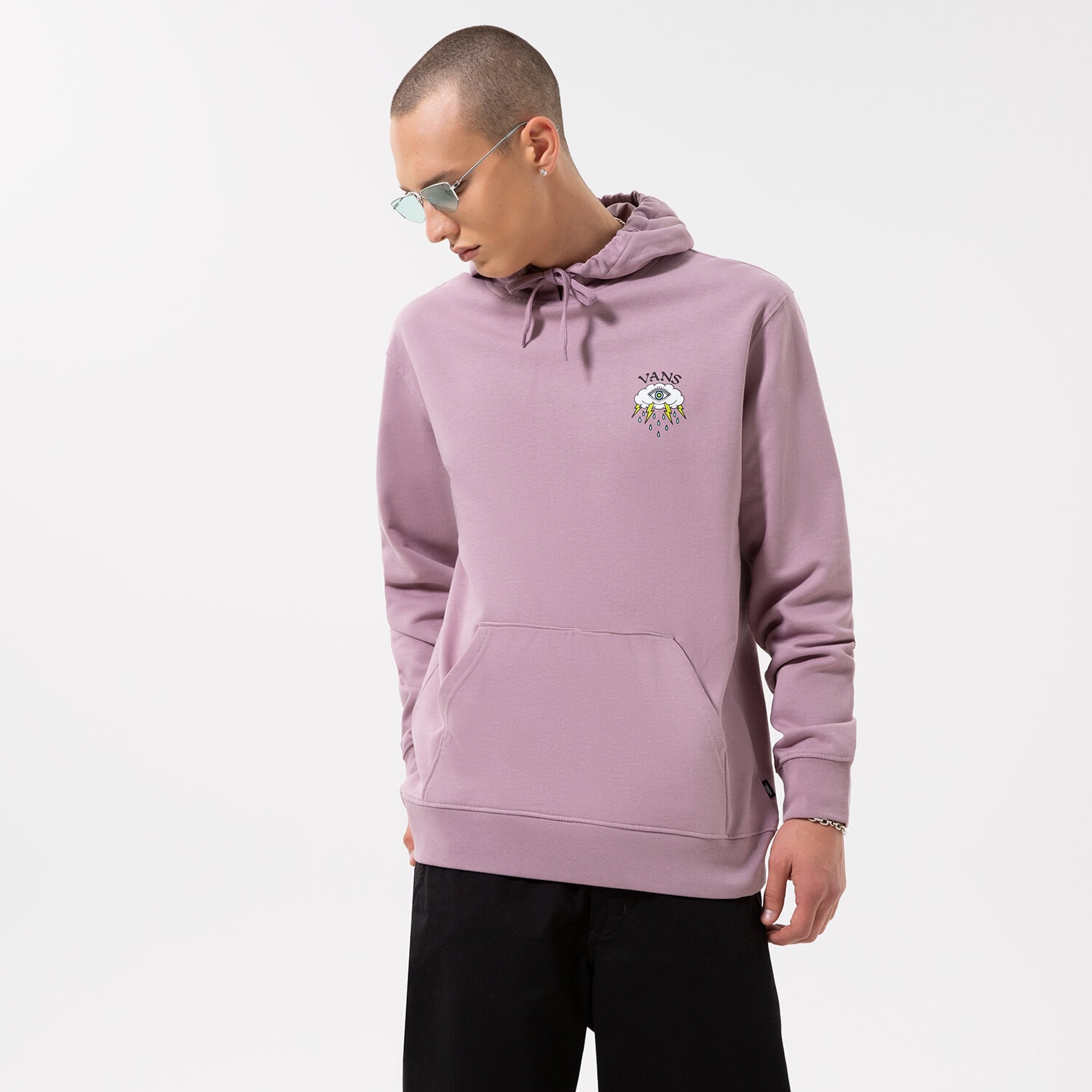Bluza męska VANS BLUZA STORM DAZE VN0A7TMKFWA1 CZARNY