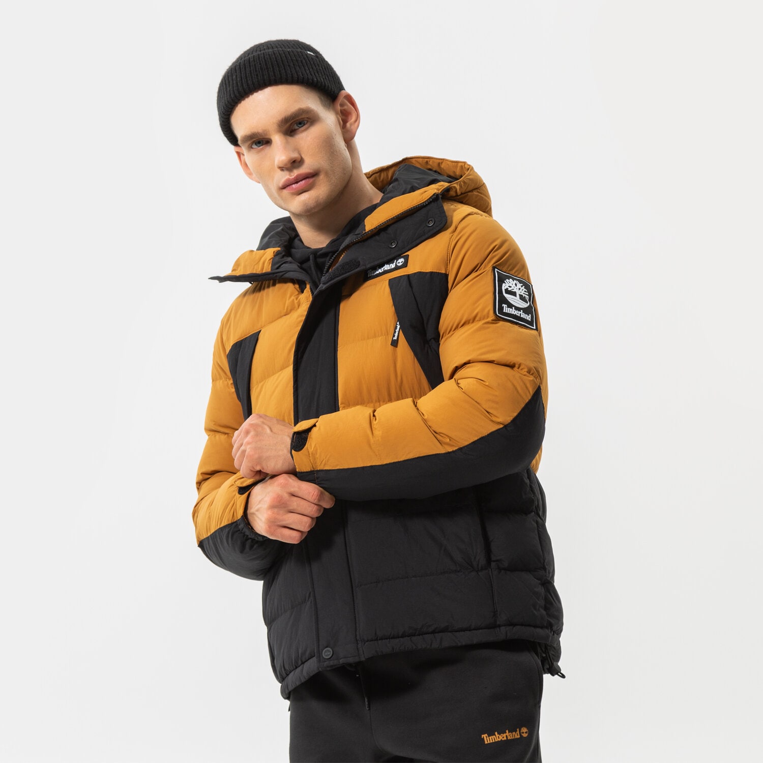Kurtka zimowa męska TIMBERLAND KURTKA ZIMOWA WHEAT BOOT/BLACK TB0A2AEBP571 CZARNY