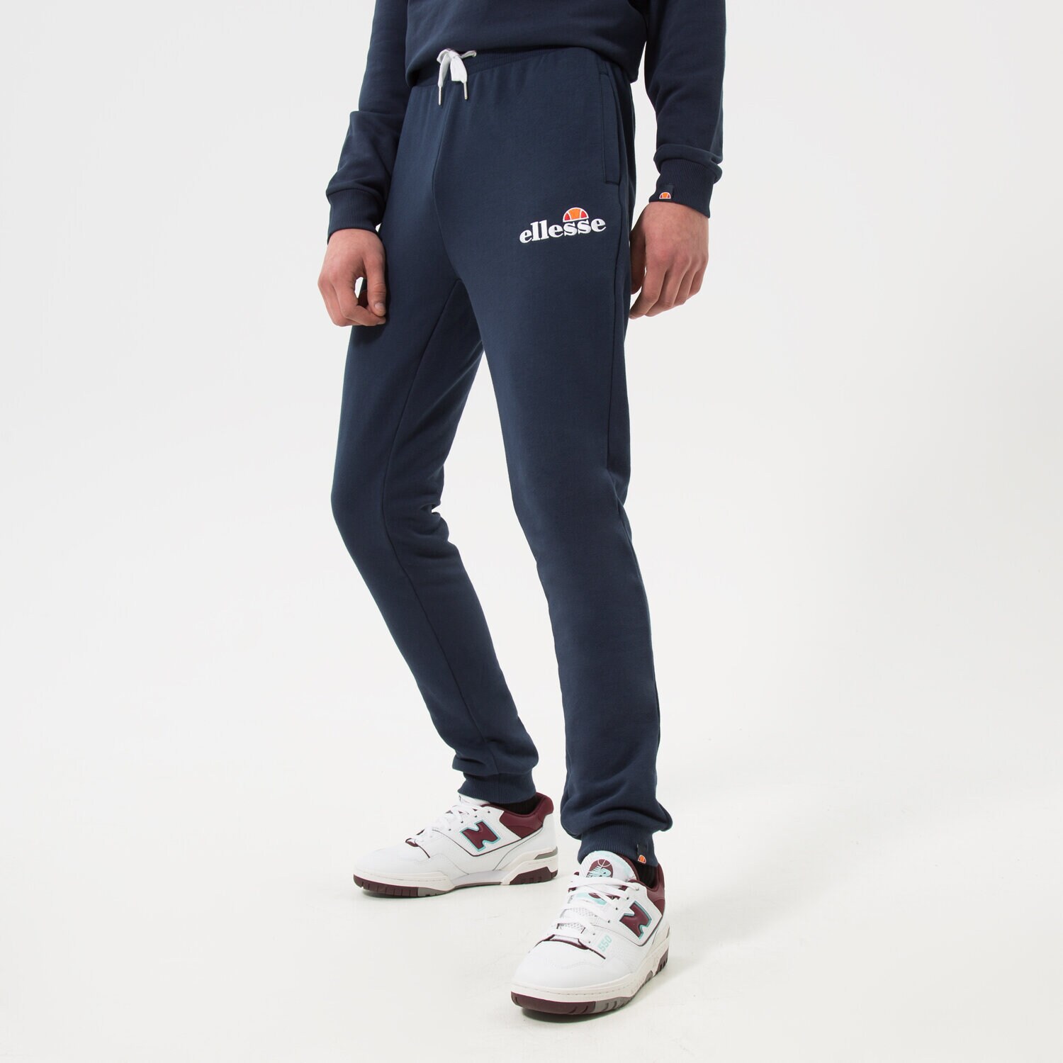 Spodnie sportowe męskie ELLESSE SPODNIE NIORO NAVY JOG PANT SHS08783429 GRANATOWY