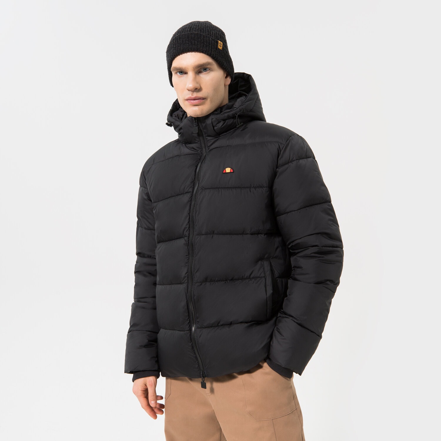 Kurtka zimowa męska ELLESSE KURTKA PUCHOWA PADDERO JACKET BLK SHQ17079011 CZARNY