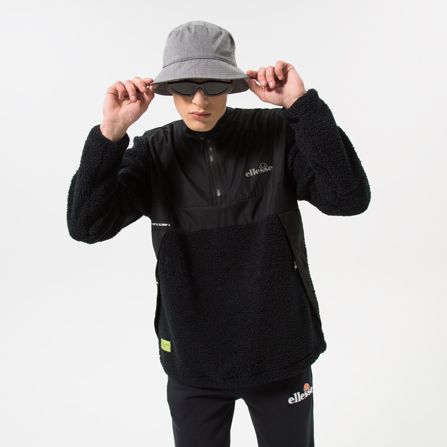Bluza męska ELLESSE POLAR ULTRO JACKET BLK SXP16085011 CZARNY