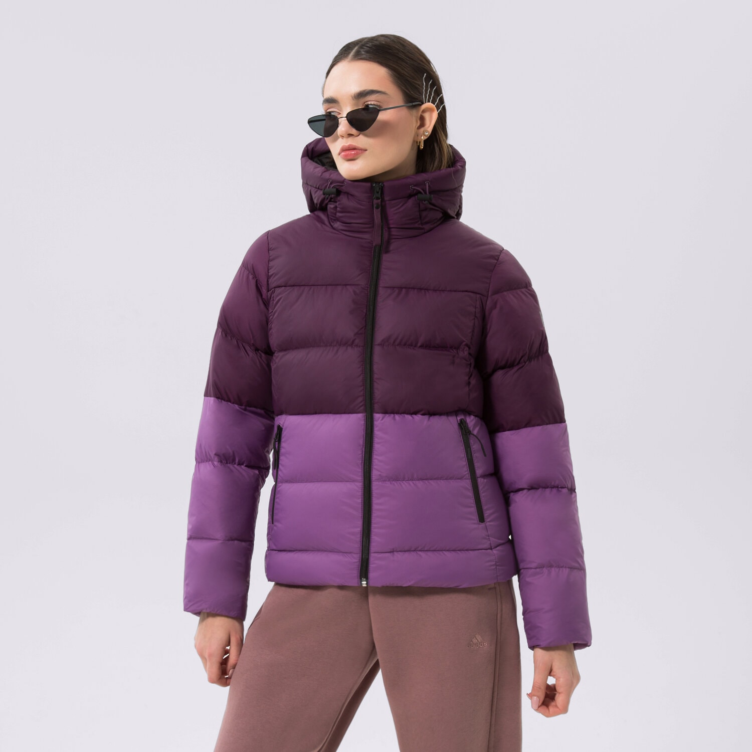 Kurtka zimowa damska HELLY HANSEN KURTKA ZIMOWA W ACTIVE PUFFY JACKET 53612670 FIOLETOWY