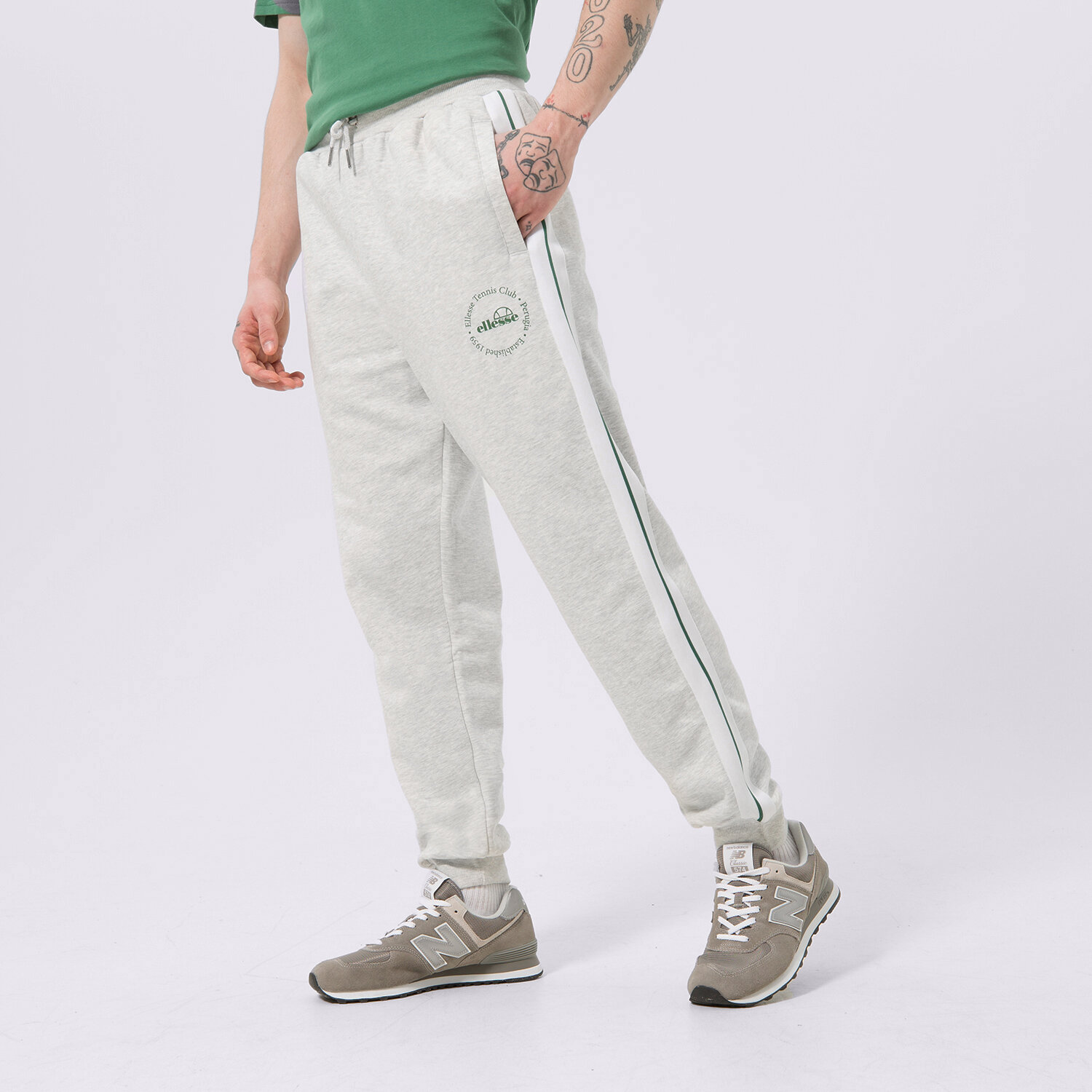 Spodnie sportowe damskie ELLESSE SPODNIE AIRLA JOG PANT LGREY MRL SGR17622131 SZARY