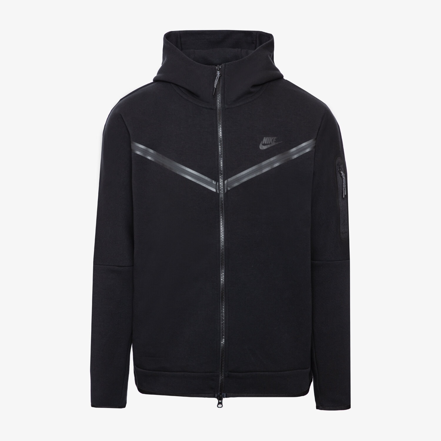 Bluza męska NIKE BLUZA ROZPINANA Z KAPTUREM NSW TECH FLC HOOD CU4489-010 CZARNY