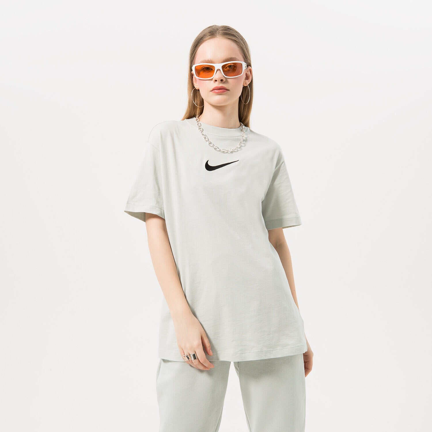 Koszulka, t-shirt damski NIKE T-SHIRT W NSW TEE BF MS FD1129-034 miętowy