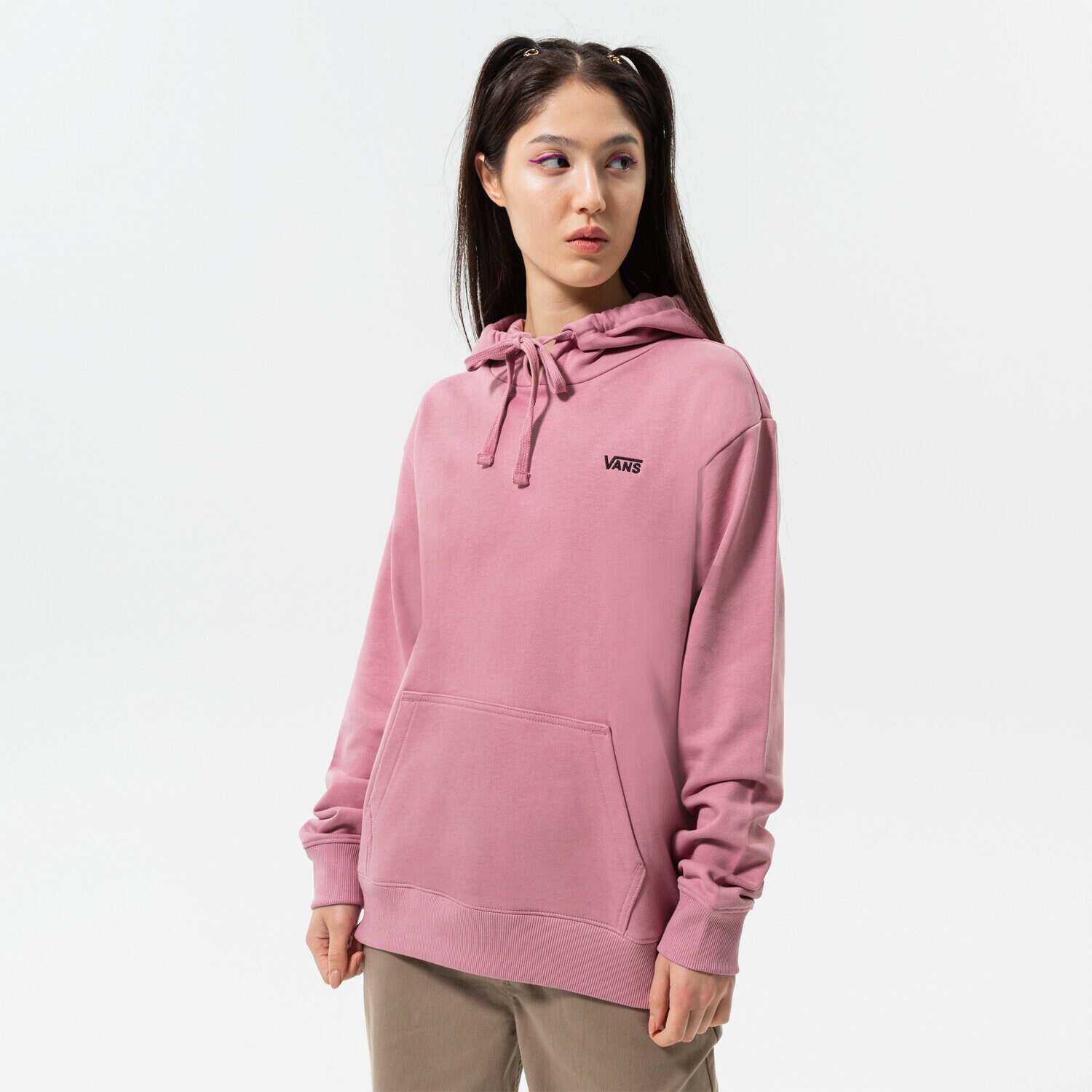 Bluza damska VANS BLUZA Z KAPTUREM WM FLYING V BFF FT HOODIE VN0A5AR4BD5 RÓŻOWY