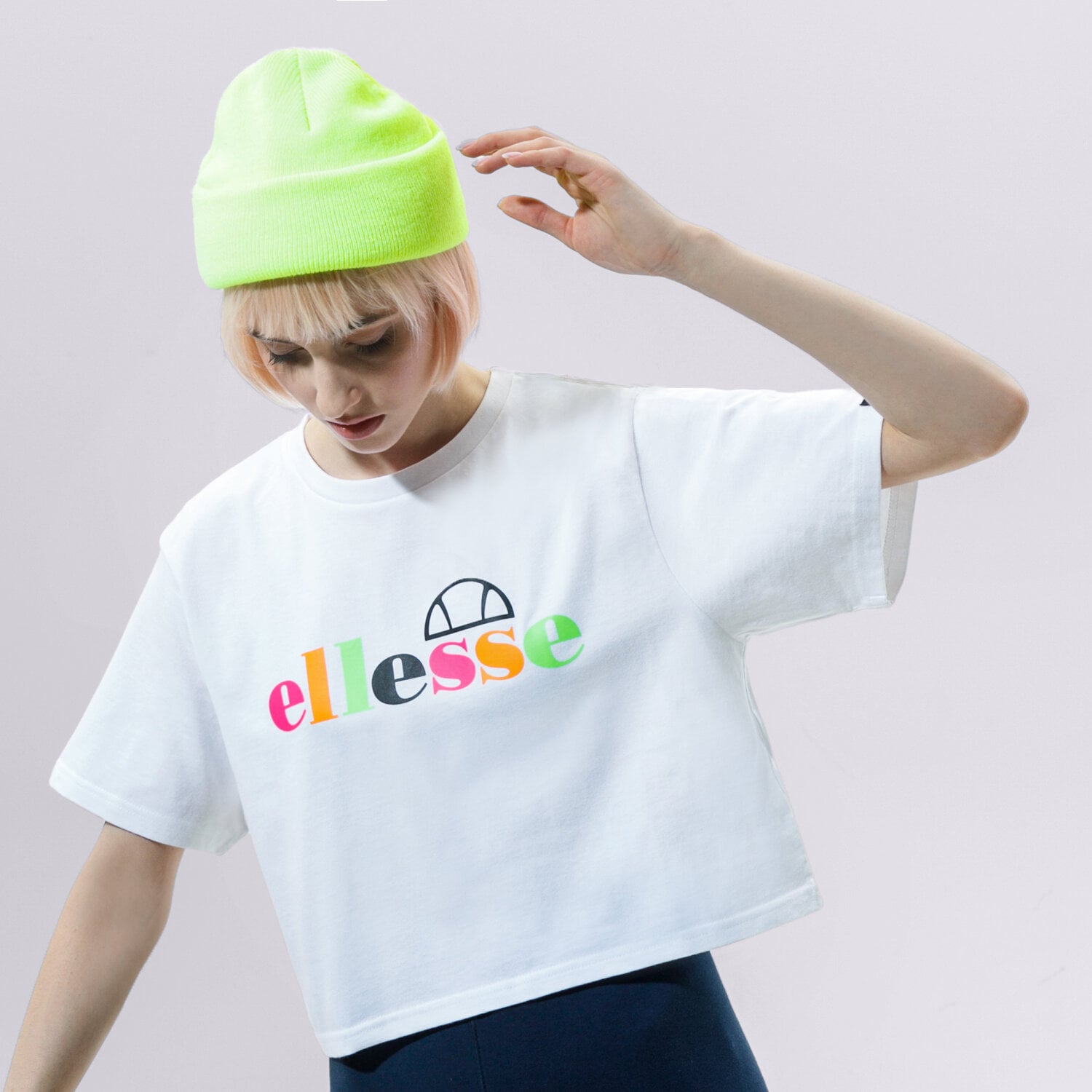 Koszulka, t-shirt damski ELLESSE T-SHIRT CORDELA WHT SGF10514908 BIAŁY