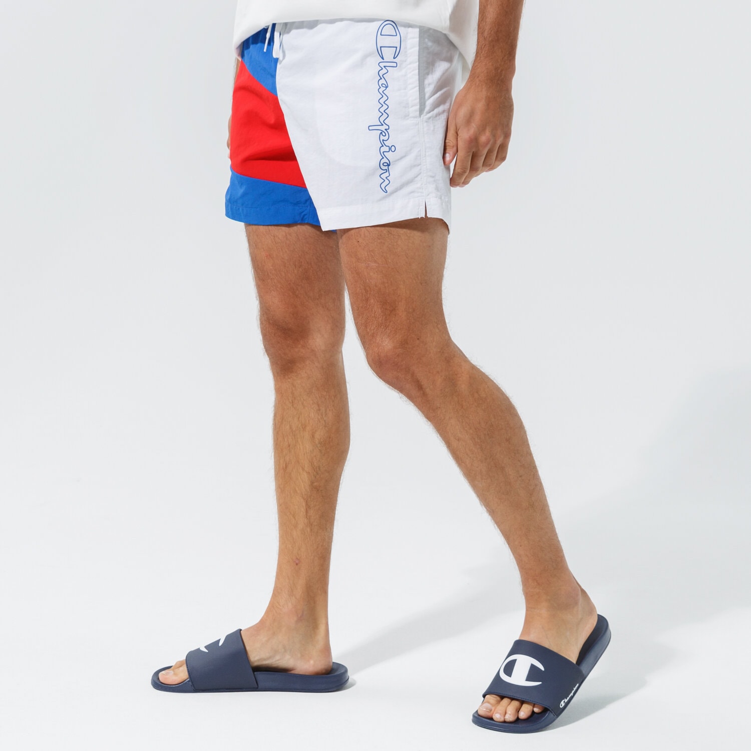 Krótkie spodenki, szorty męskie CHAMPION SZORTY BEACHSHORT 214446BS023 MULTICOLOR
