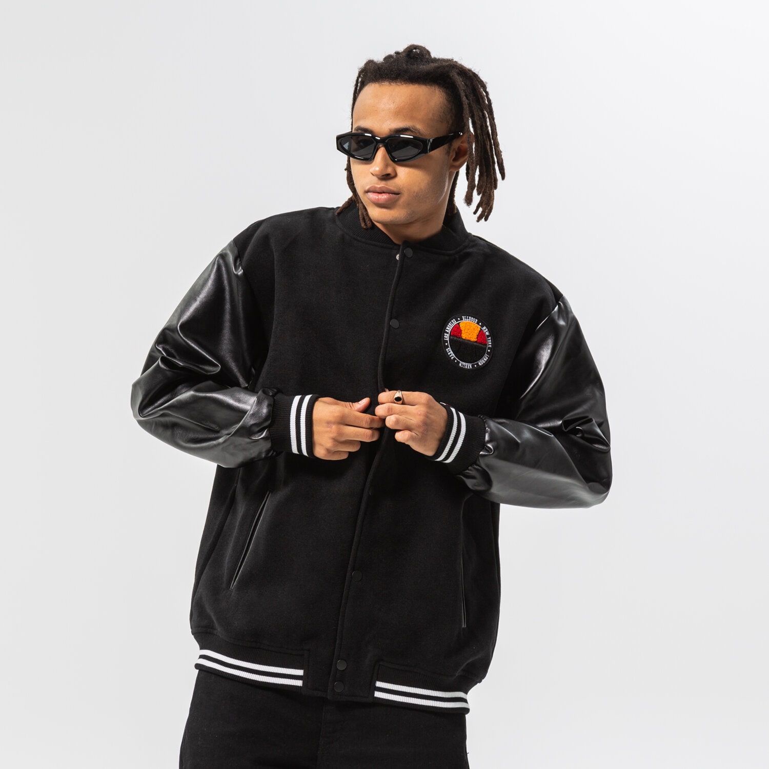 Kurtka wiosenna / jesienna męska ELLESSE KURTKA NOTRE JACKET BLK SHP16229011 CZARNY