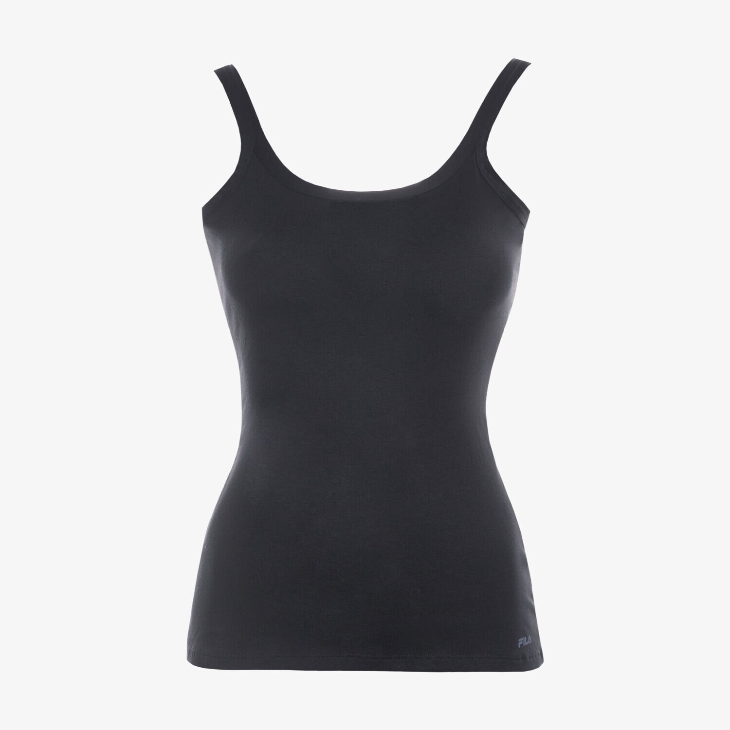 Koszulka, t-shirt damski FILA TOP BASIC BLACK FU6060-200 CZARNY