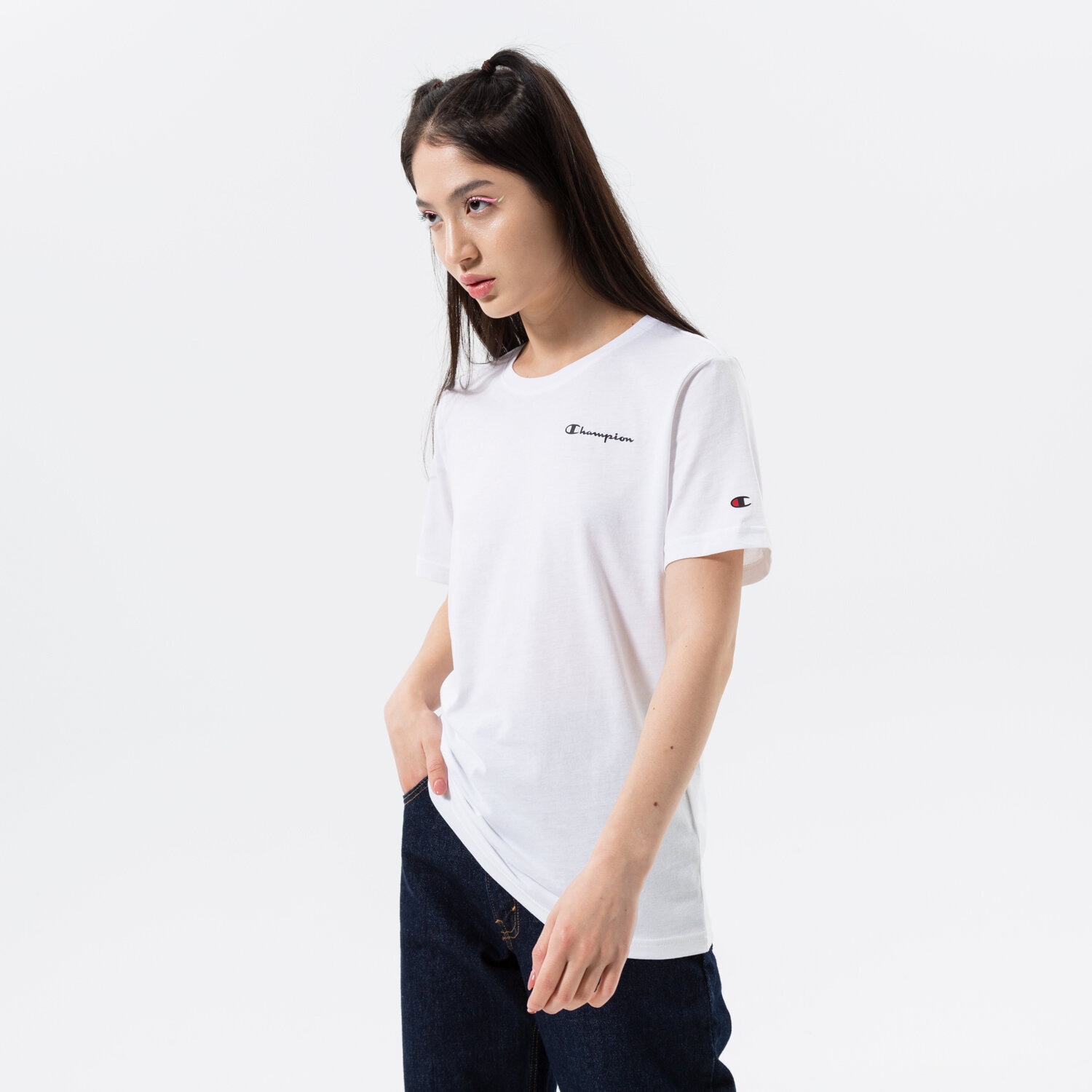Womens white champion t shirt outlet