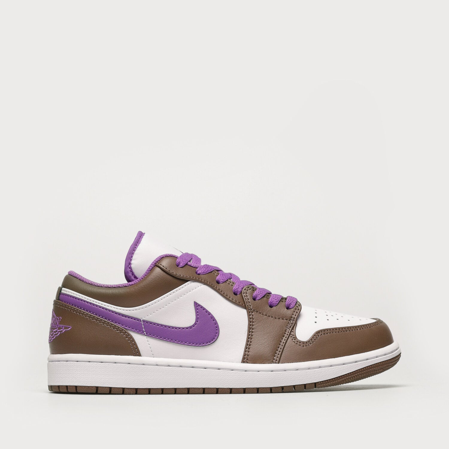 Buty sneakersy męskie AIR JORDAN 1 LOW 553558-215 BIAŁY