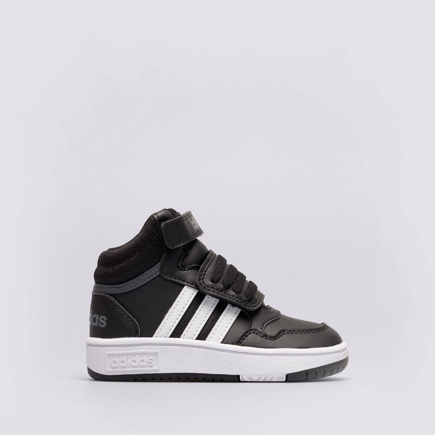 Buty sneakersy dla dzieci ADIDAS HOOPS MID 3.0 AC I GW0408 CZARNY