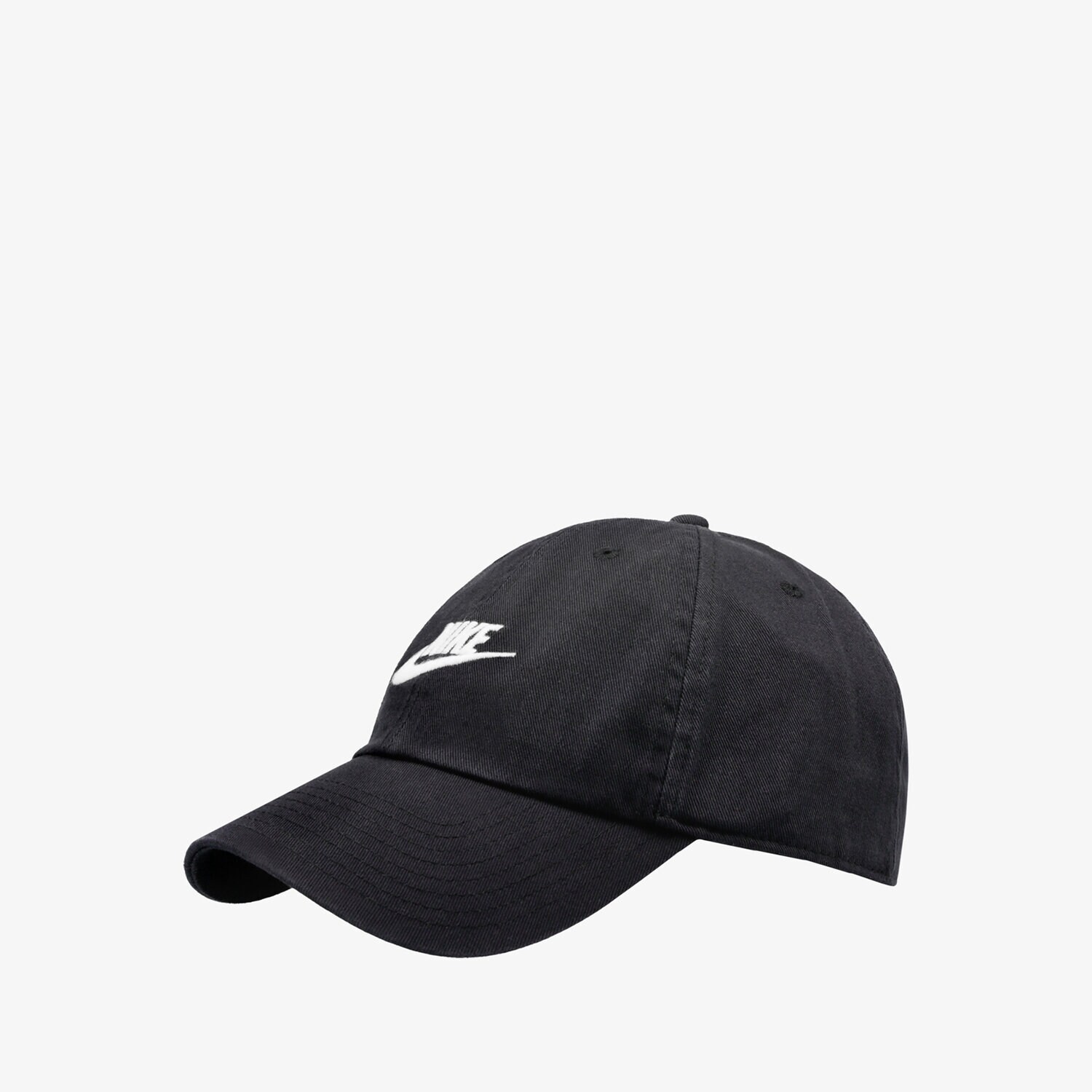 Czapka z daszkiem dla dzieci NIKE CZAPKA SPORTSWEAR HERITAGE86 FUTURA WASHED 913011-010 CZARNY