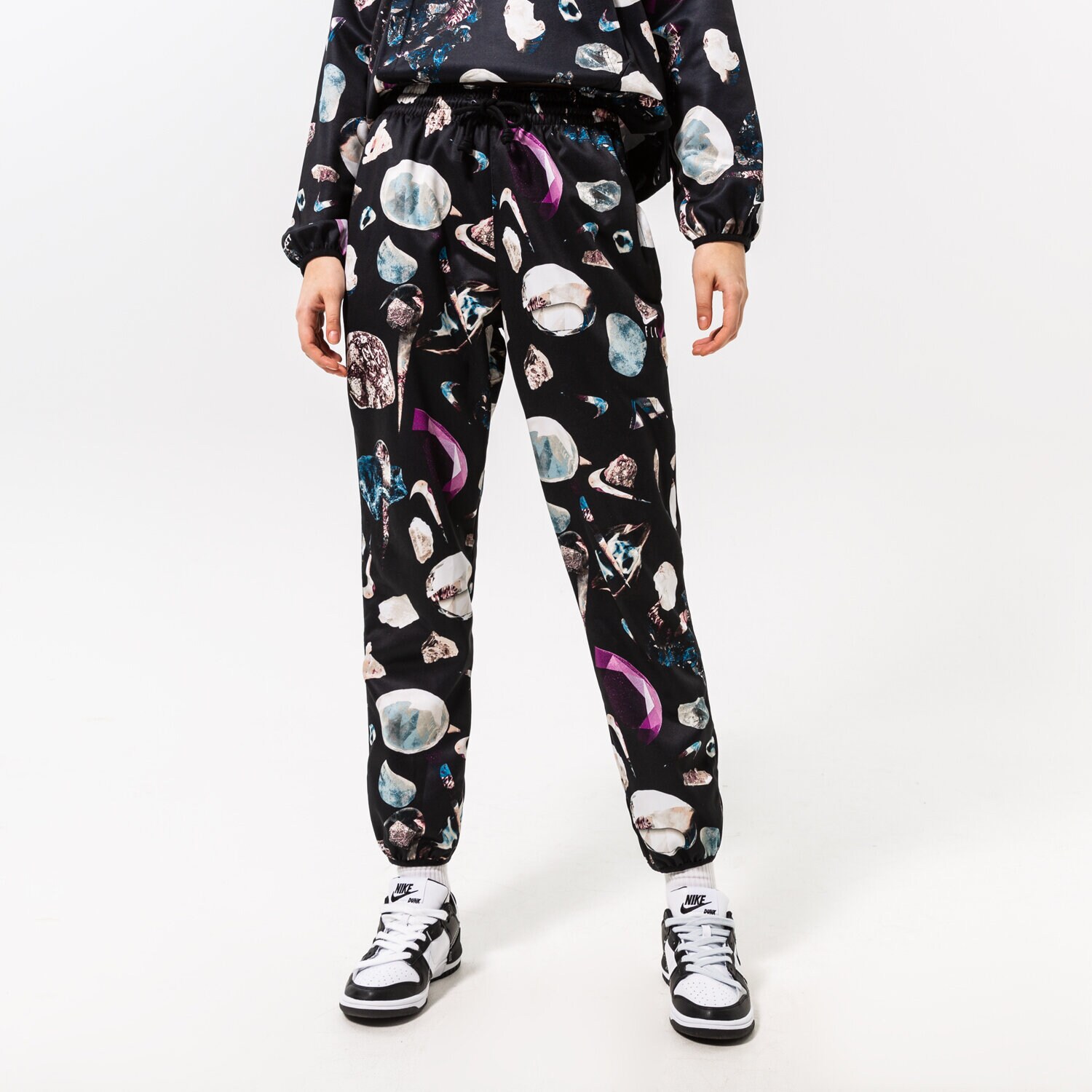Spodnie sportowe damskie NIKE SPODNIE W NK DF SI SSNL PANT NBA DQ6905-010 CZARNY
