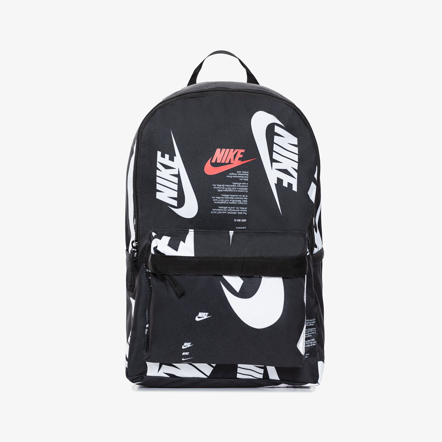 Plecak damski sportowy NIKE PLECAK NK HERITAGE BKPK - SHOE BOX DQ5956-010 CZARNY