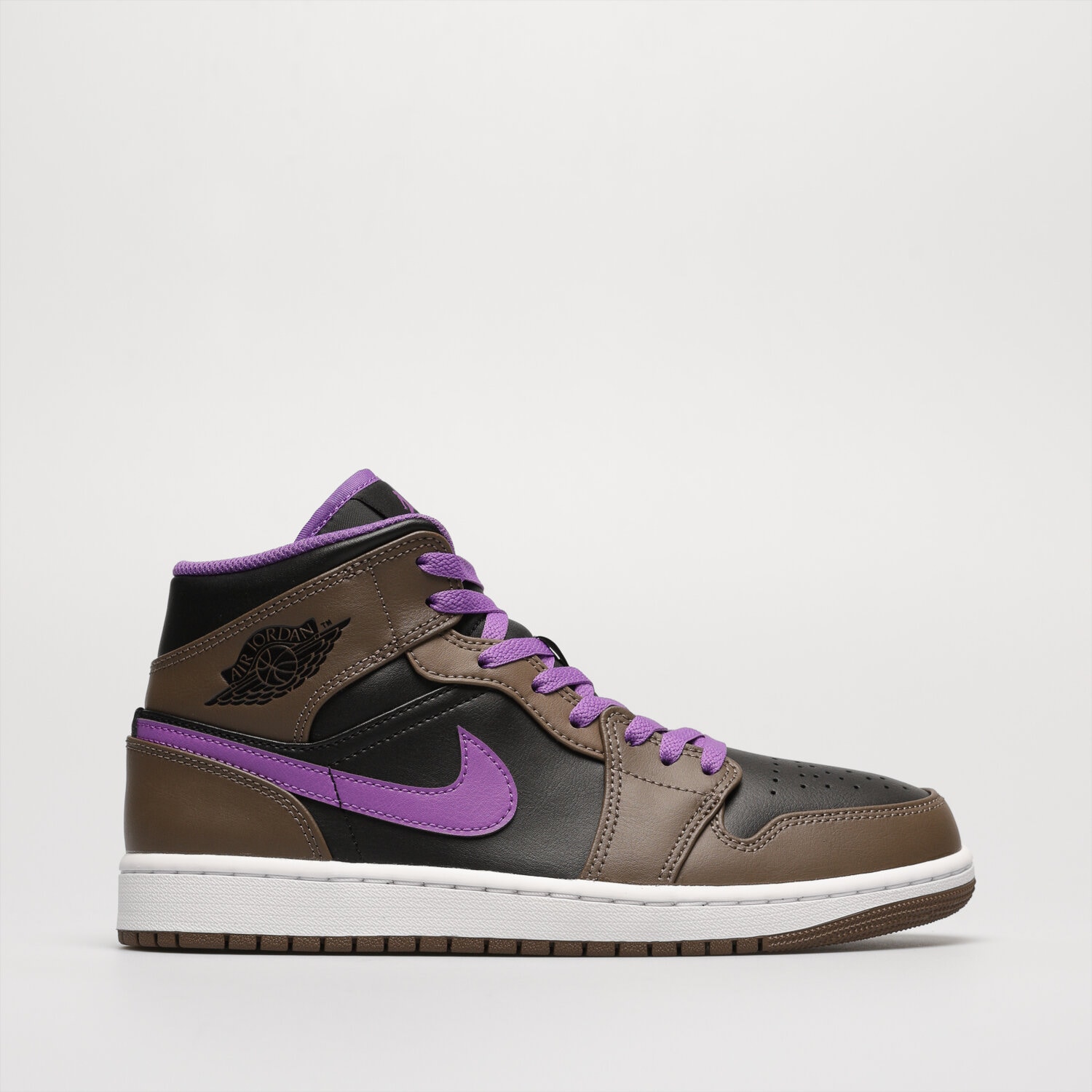 Buty sneakersy męskie AIR JORDAN 1 MID  DQ8426-215 CZARNY