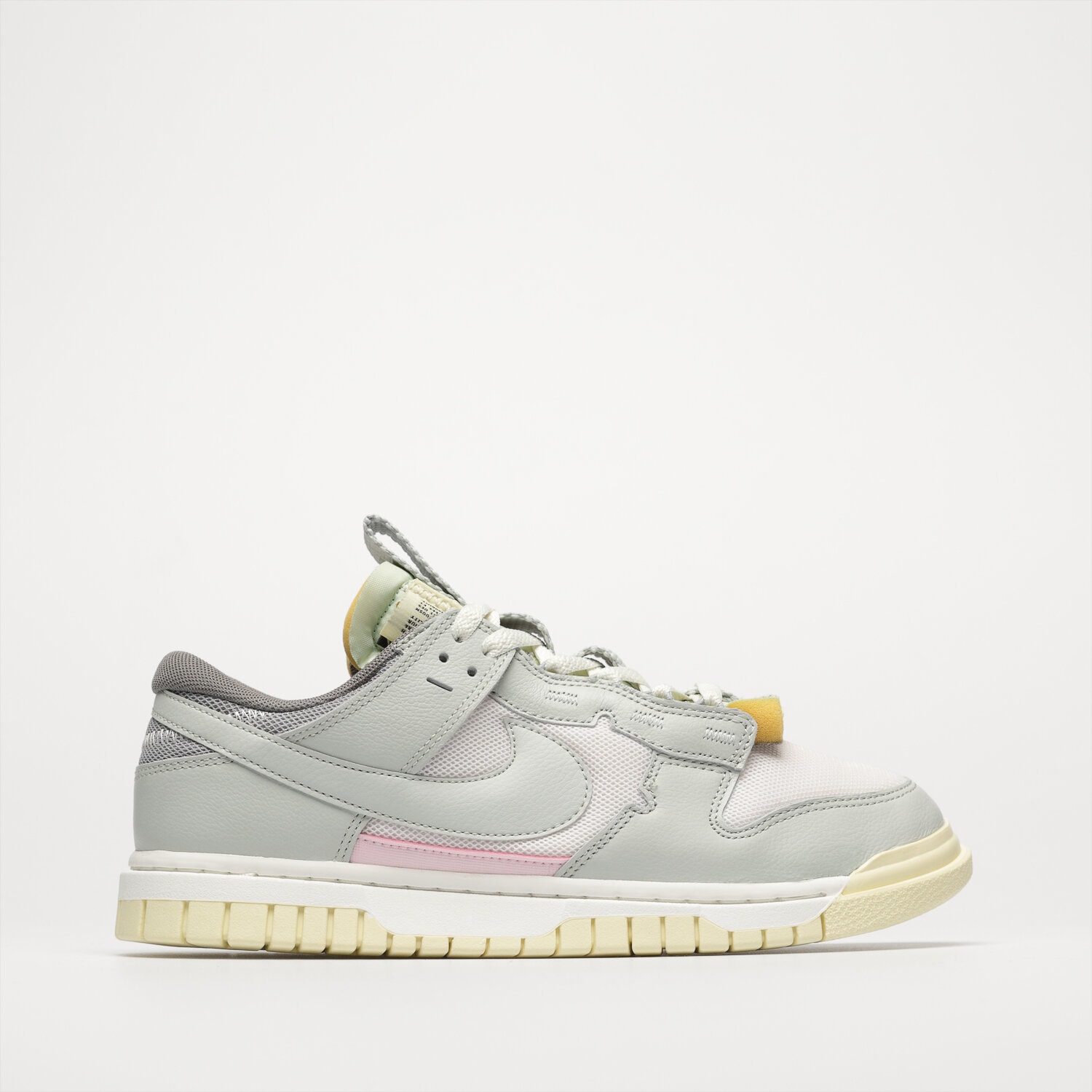Buty sneakersy męskie NIKE DUNK LOW REMASTERED DV0821-100 SZARY
