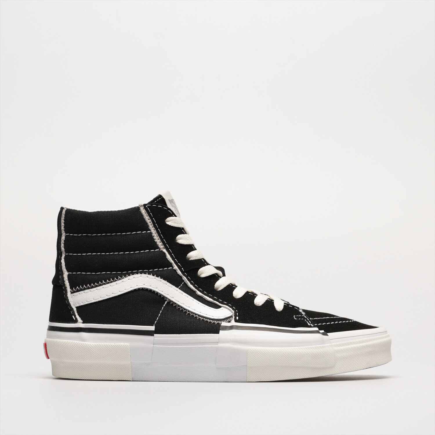 Buty sneakersy męskie VANS SK8-HI RECONSTRUCT VN0005UK6BT1 CZARNY