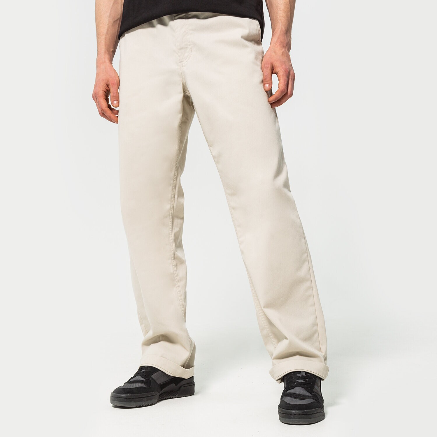 Spodnie sportowe męskie VANS SPODNIE MN AUTHENTIC CHINO LOOSE PANT VN0A5FJB2N11 BEŻOWY
