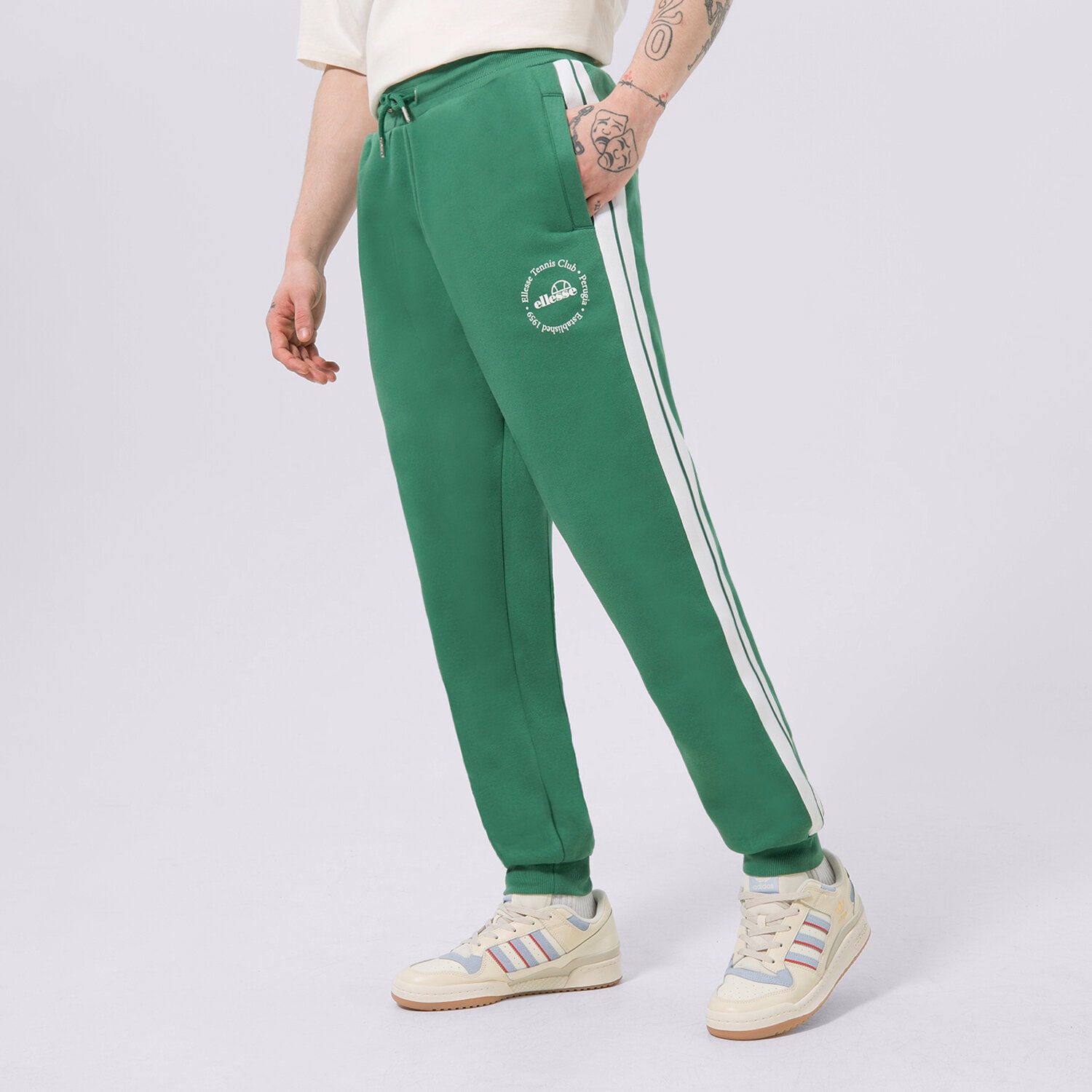 Spodnie sportowe damskie ELLESSE SPODNIE AIRLA JOG PANT GREEN SGR17622503 ZIELONY