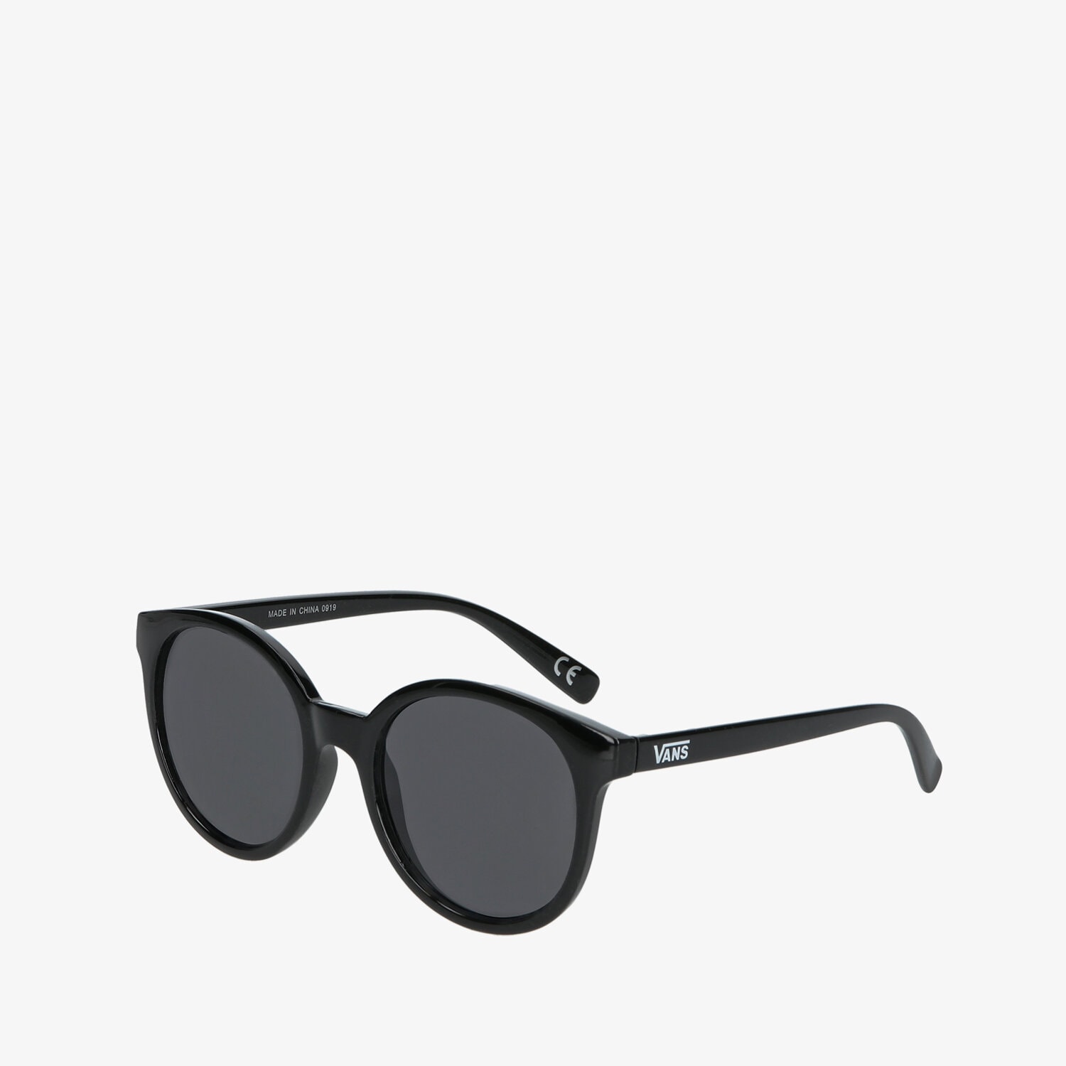 Damskie okulary przeciwsłoneczne VANS OKULARY WM RISE AND SHINE SUNGLASSES BLACK/SMOKE LENS VN0A4DSWV441 CZARNY