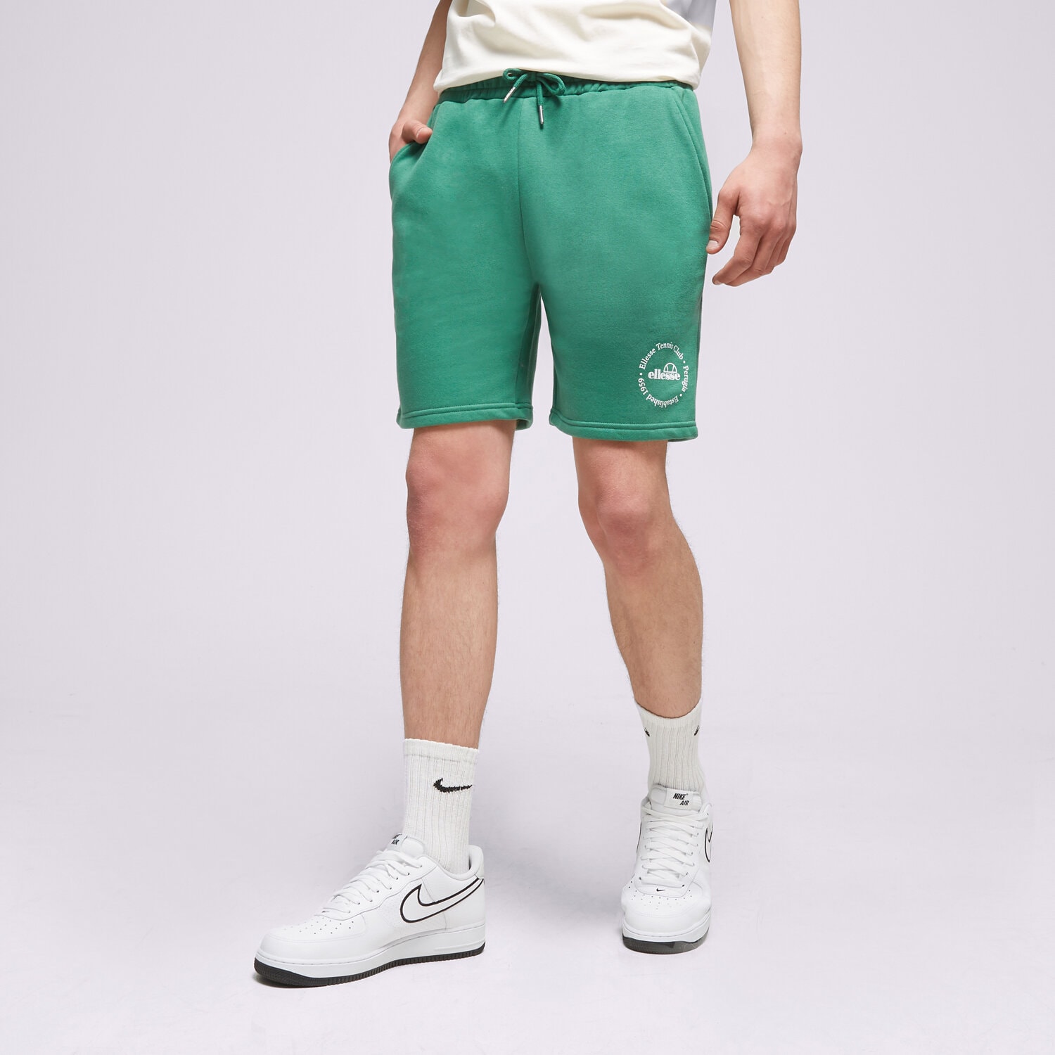 Krótkie spodenki, szorty damskie ELLESSE SZORTY FONTANSA SHORT GREEN SGR17620503 ZIELONY