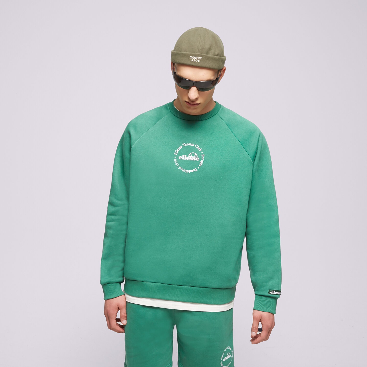 Bluza damska ELLESSE BLUZA VOLIERO SWEATSHIRT GREEN SGR17619503 ZIELONY